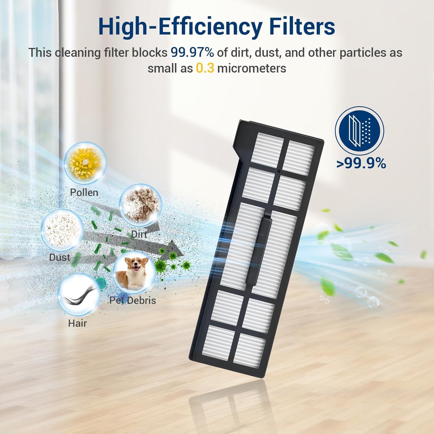 Kit de Accesorios 28 Piezas para Eufy X10 Pro Omni