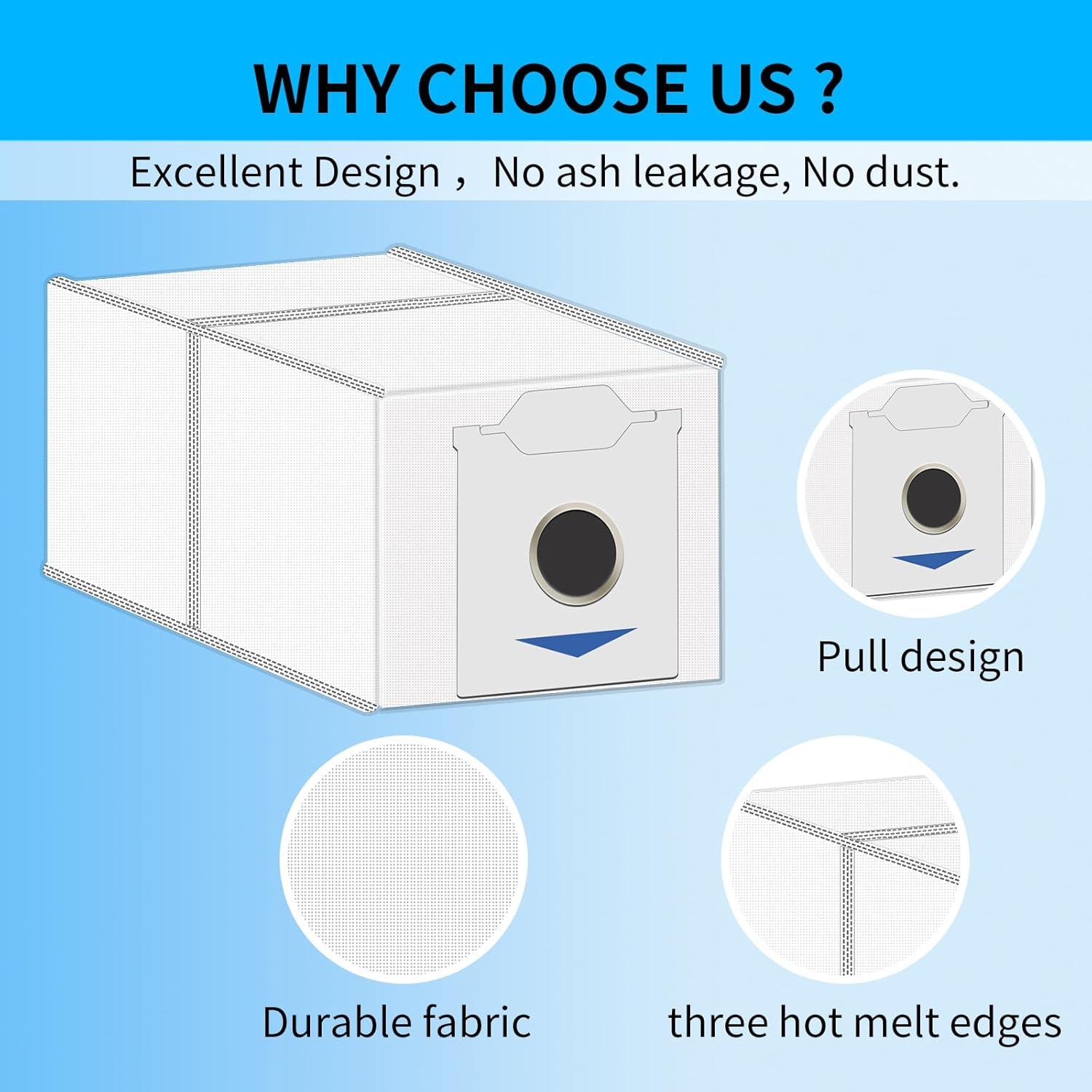 Bolsas de Reemplazo para Aspiradora Robot ECOVACS N30 - 10 Unidades