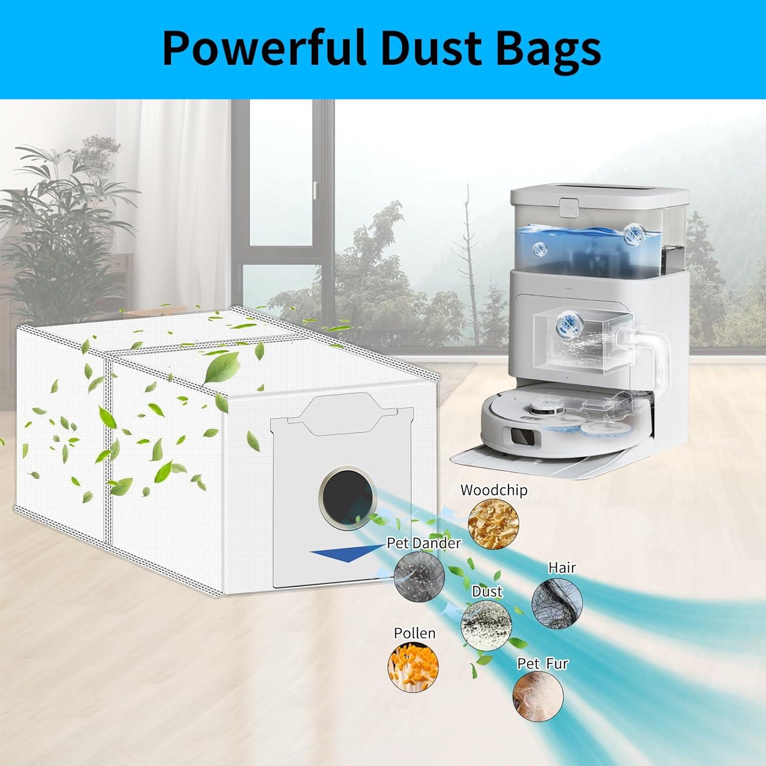 Bolsas de Reemplazo para Aspiradora Robot ECOVACS N30 - 10 Unidades