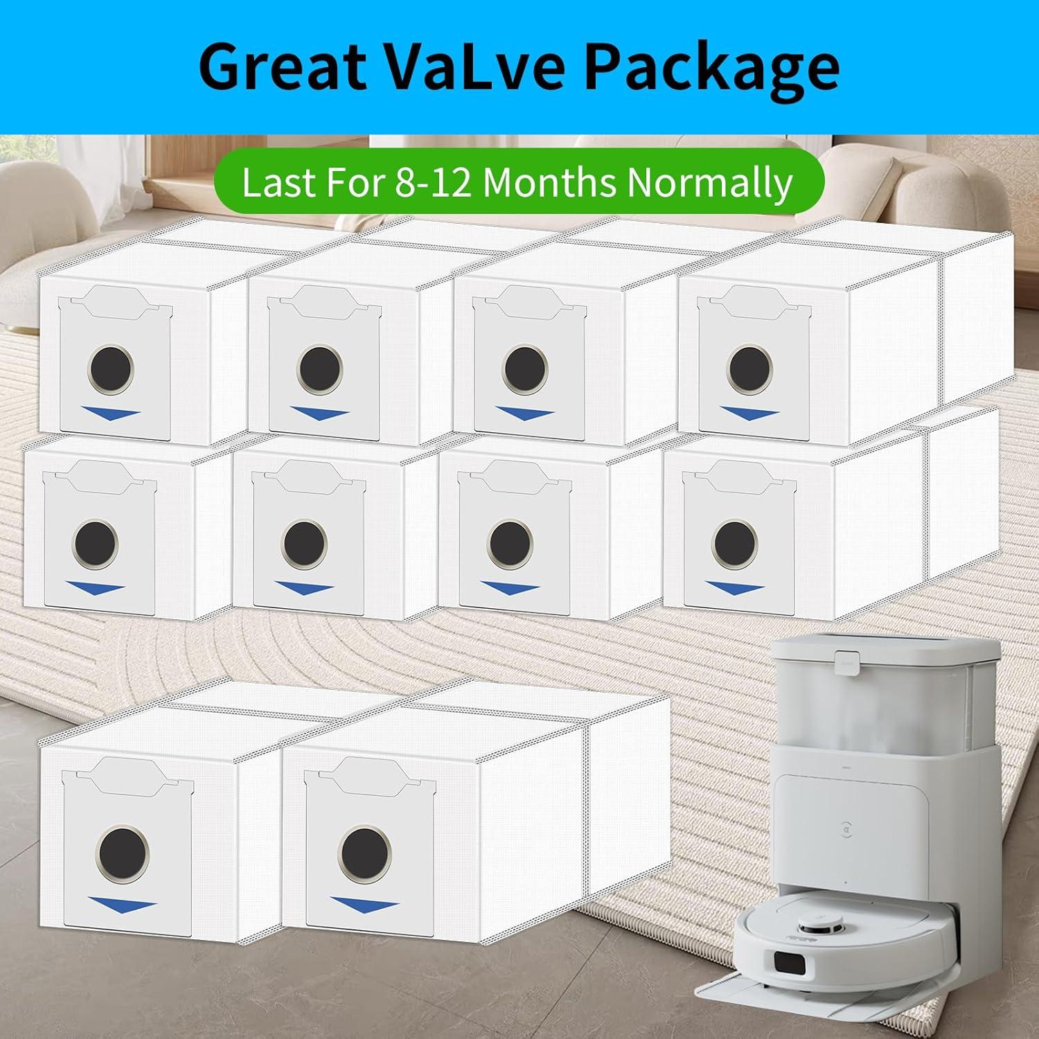 Bolsas de Reemplazo para Aspiradora Robot ECOVACS N30 - 10 Unidades