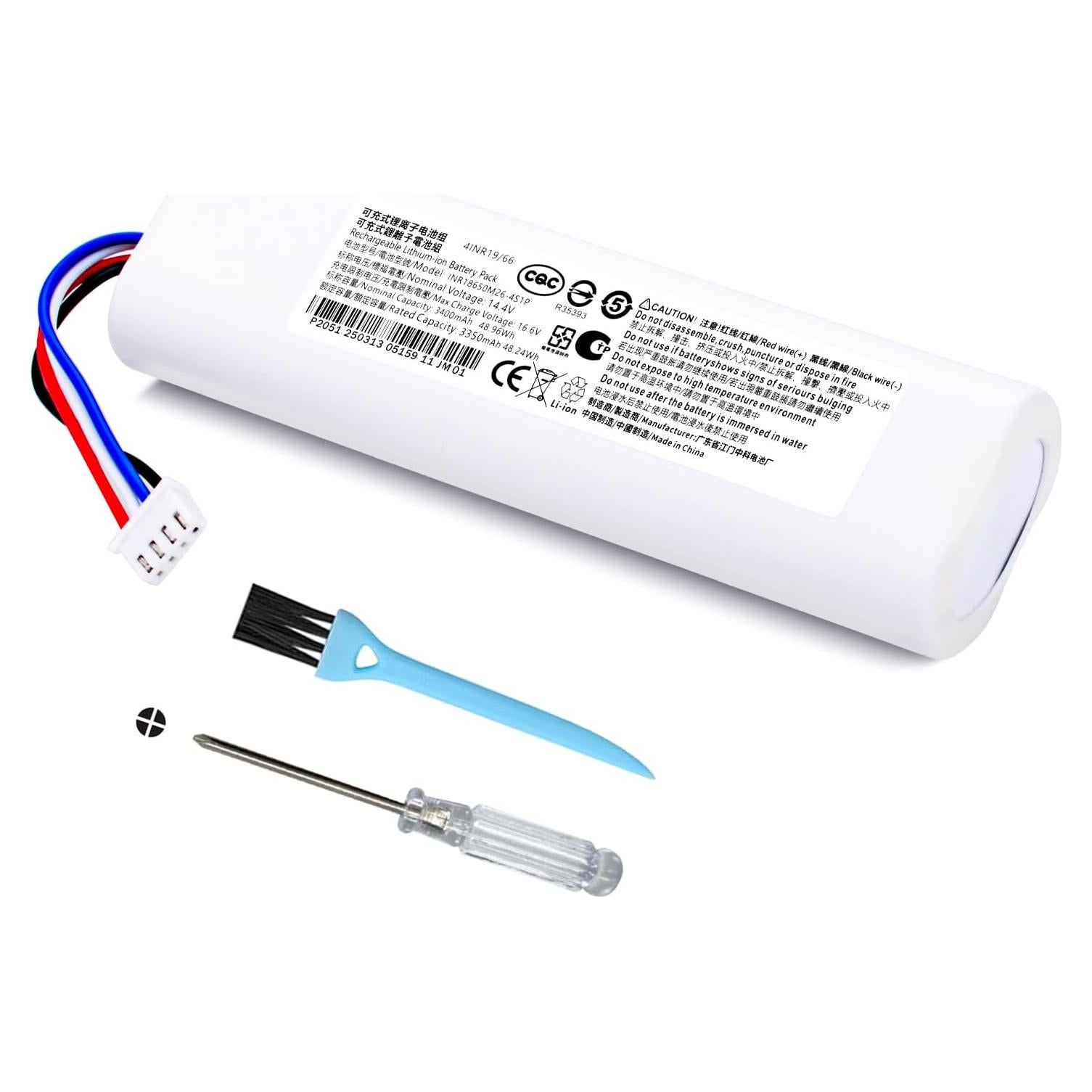 Batería de Reemplazo 3400mAh para Aspiradora Xiaomi Mijia 2C