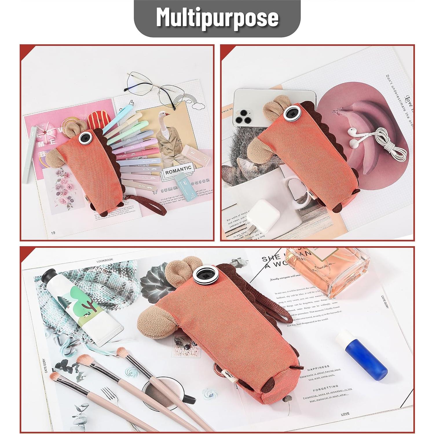 Estuche de Lápices Mr. Pen Burro Rojo 12.7x12.7x24.1cm