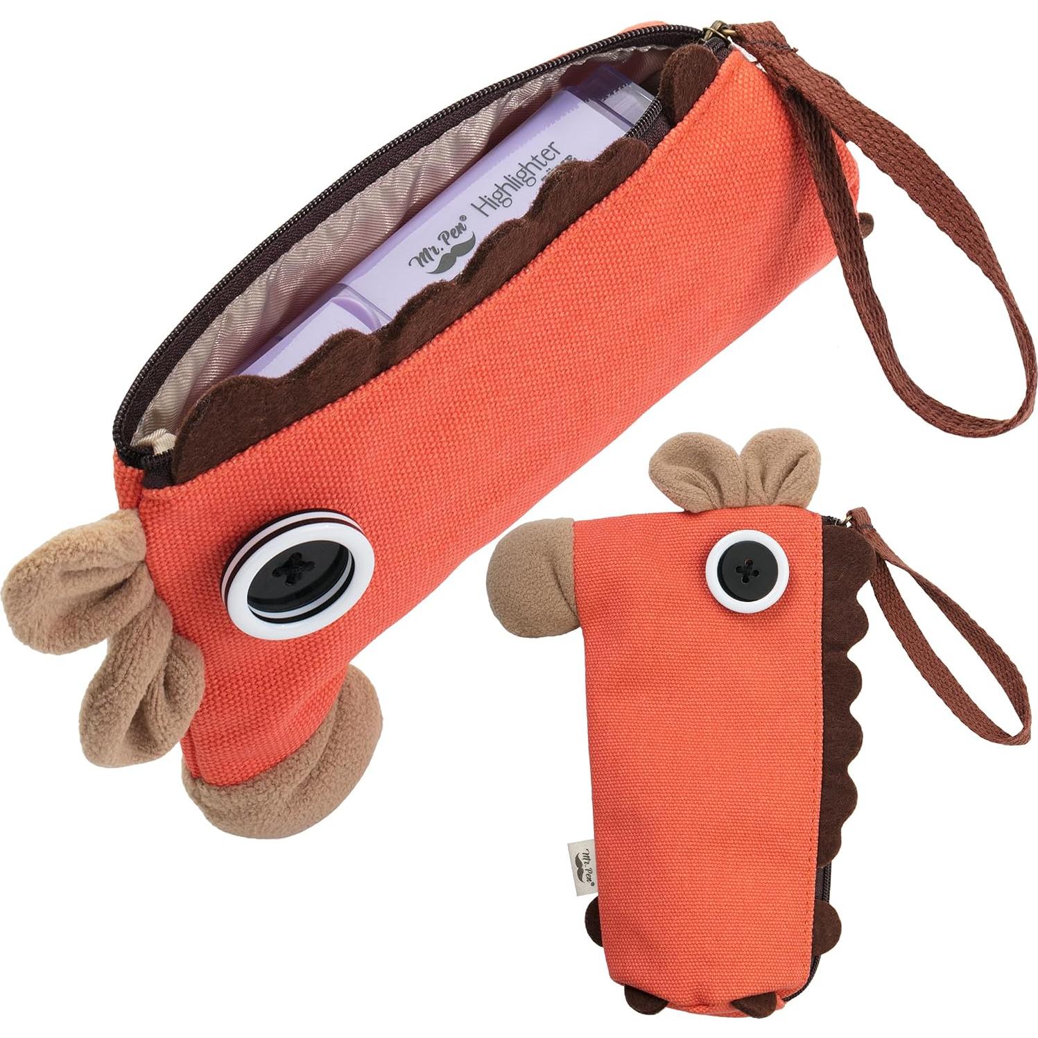 Estuche de Lápices Mr. Pen Burro Rojo 12.7x12.7x24.1cm