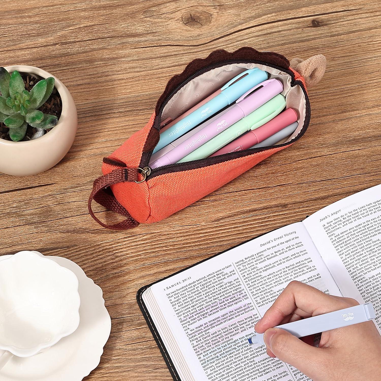 Estuche de Lápices Mr. Pen Burro Rojo 12.7x12.7x24.1cm