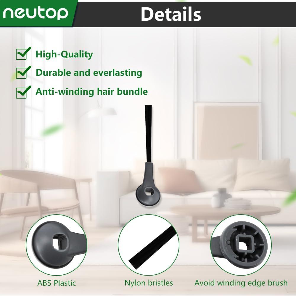 Cepillos Laterales Neutop para Aspiradoras Robot Shark - Paquete de 10