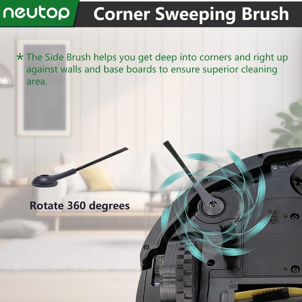 Cepillos Laterales Neutop para Aspiradoras Robot Shark - Paquete de 10