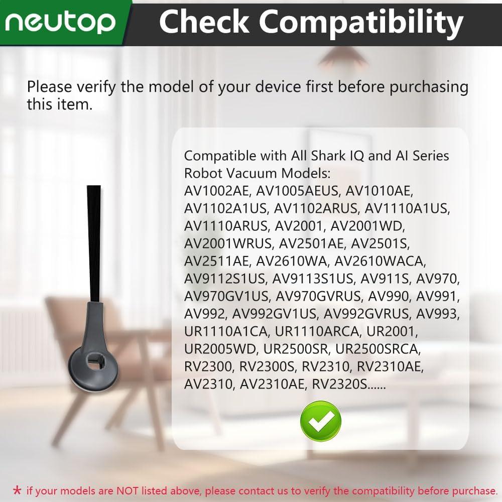 Cepillos Laterales Neutop para Aspiradoras Robot Shark - Paquete de 10