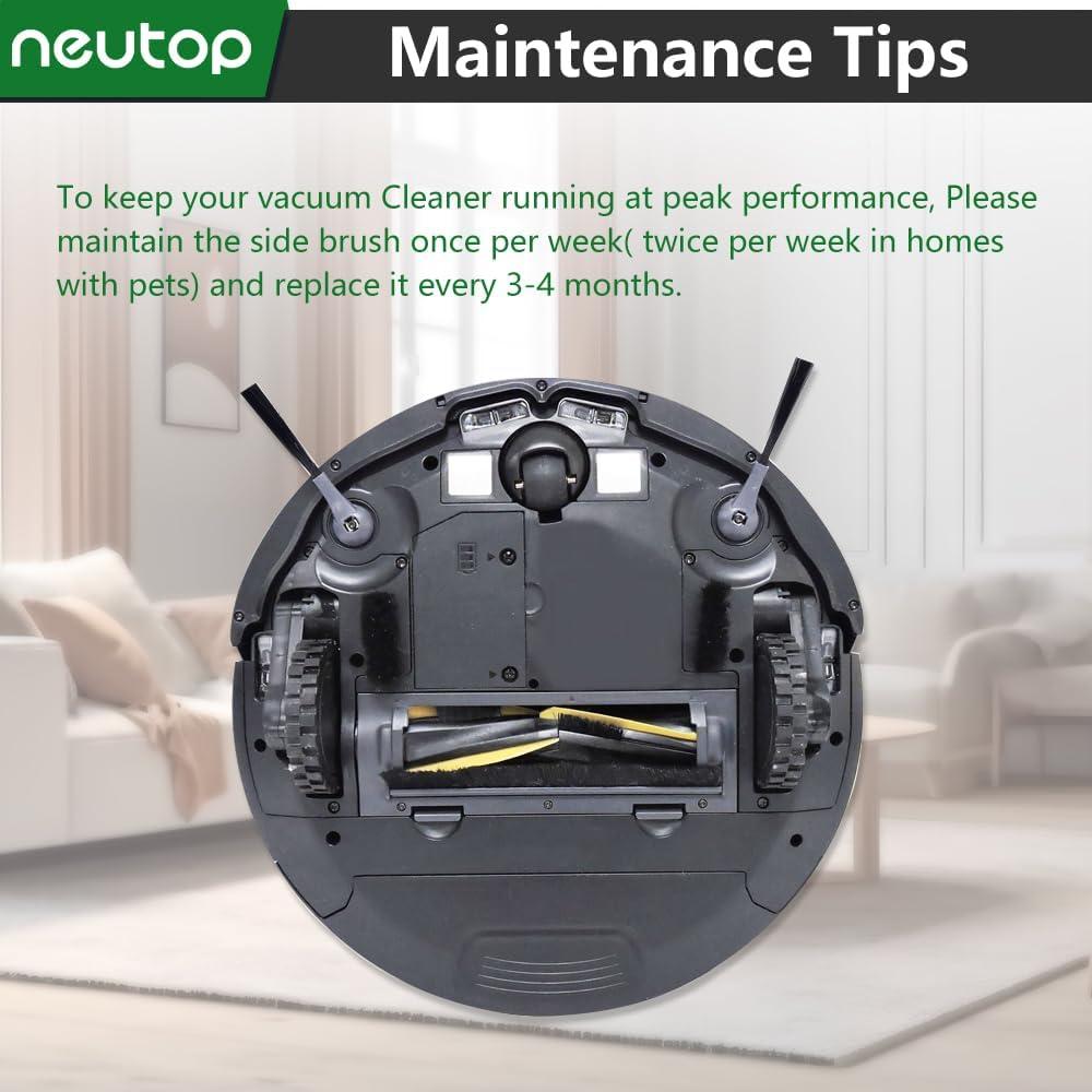 Cepillos Laterales Neutop para Aspiradoras Robot Shark - Paquete de 10