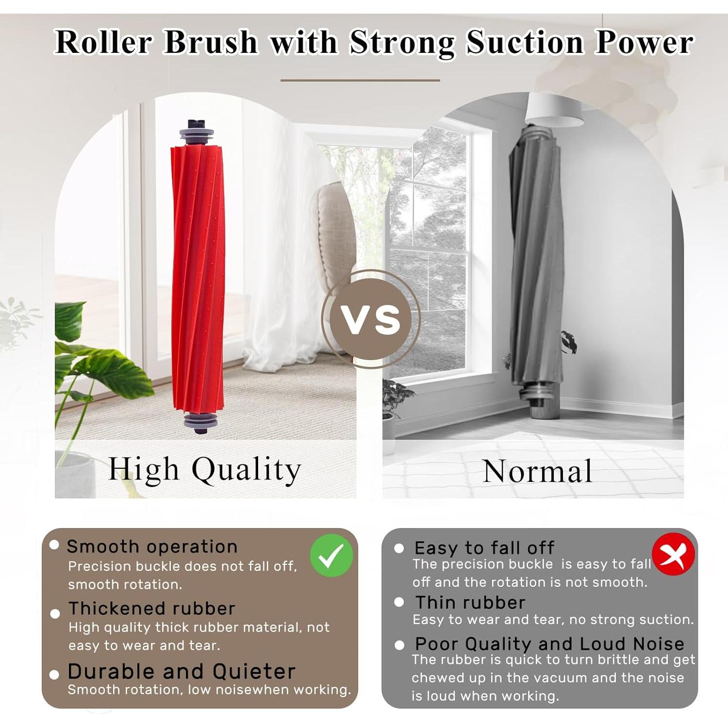 Kit de Accesorios Soniicmomo para Roborock Qrevo S/Plus/Pro/MaxV