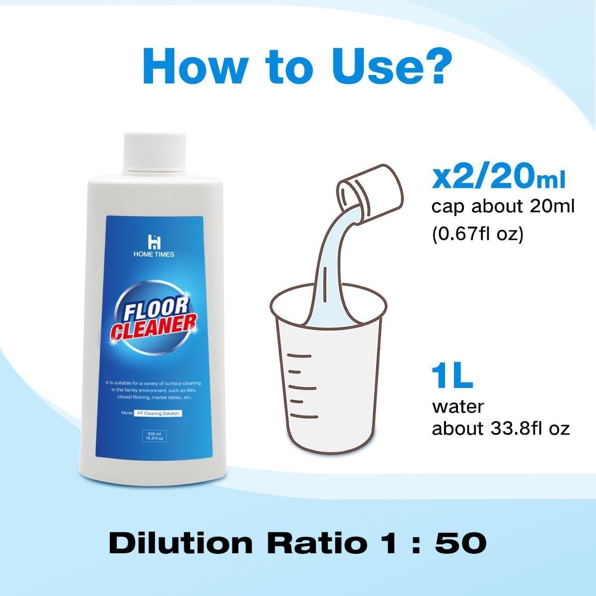 Concentrado de Limpieza para Suelos Home Times - 550ml - No Tóxico