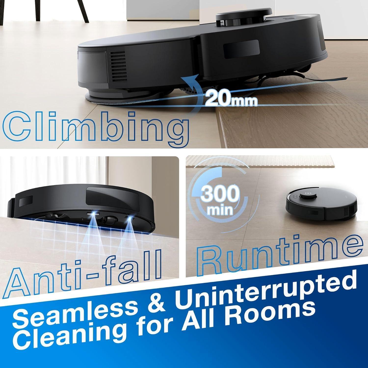 Aspiradora Robot ECOVACS DEEBOT N20 PRO 8000Pa Mopa 200min