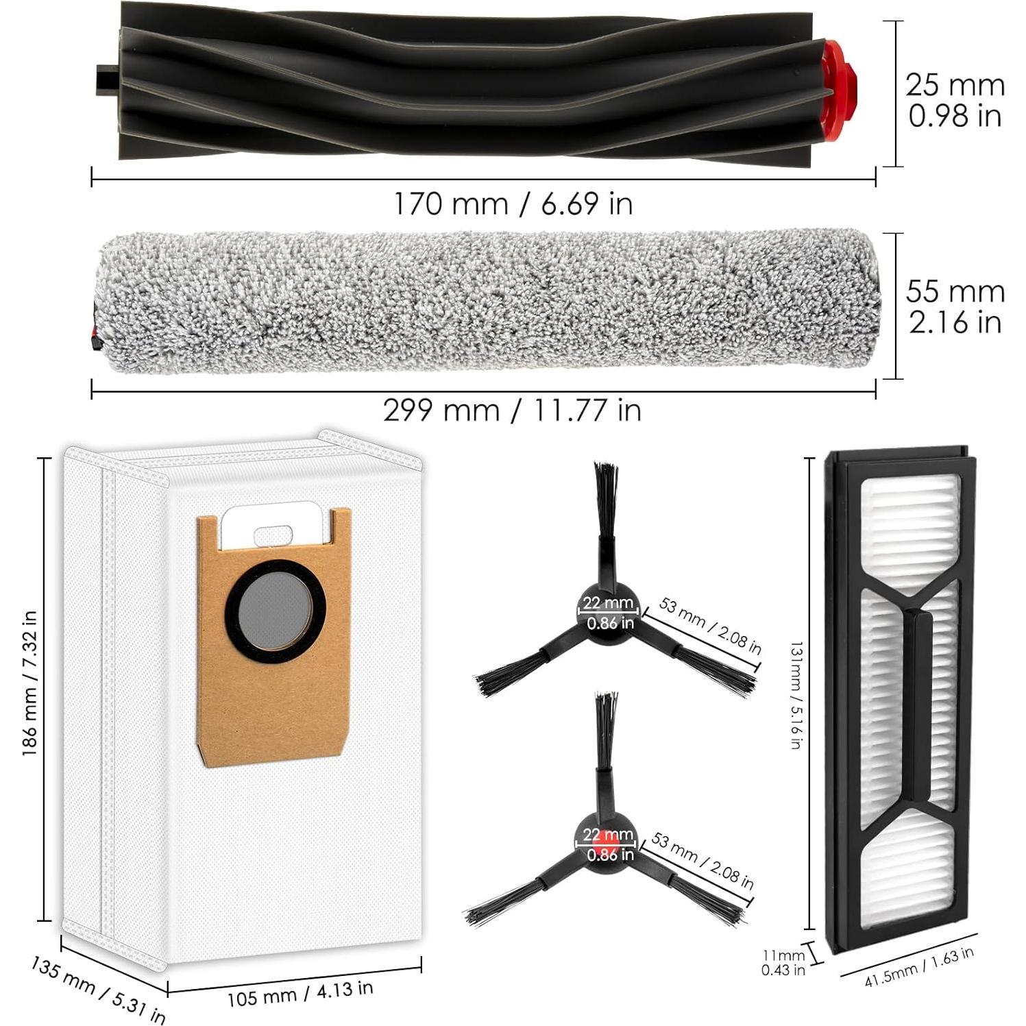 Kit de Accesorios COWINORY para Aspiradora Eufy Omni S1 Pro - 20 Piezas