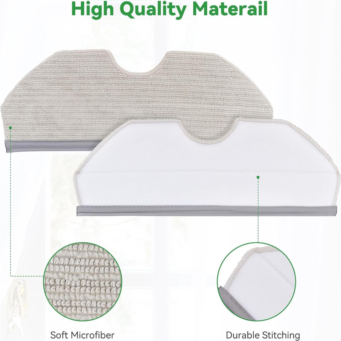 Paños de Mopa Reutilizables Sgizoku para Aspiradora Narwal Freo X Plus - 6 Piezas