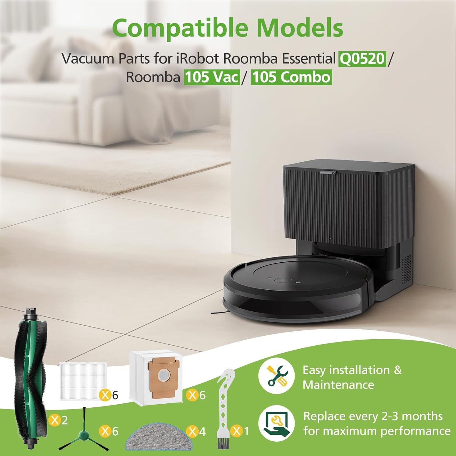 25 Piezas Repuesto iRobot Roomba Q0520 Q105 Accesorios