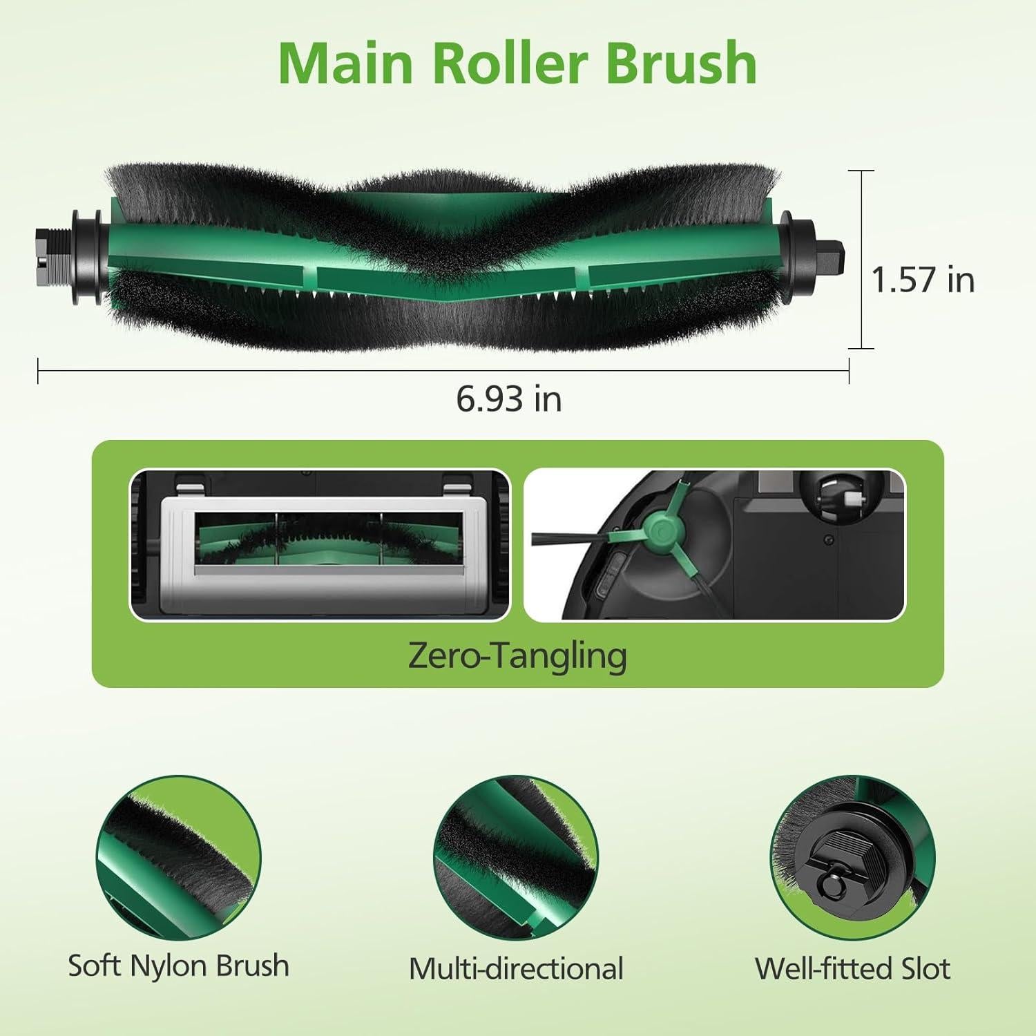 25 Piezas Repuesto iRobot Roomba Q0520 Q105 Accesorios