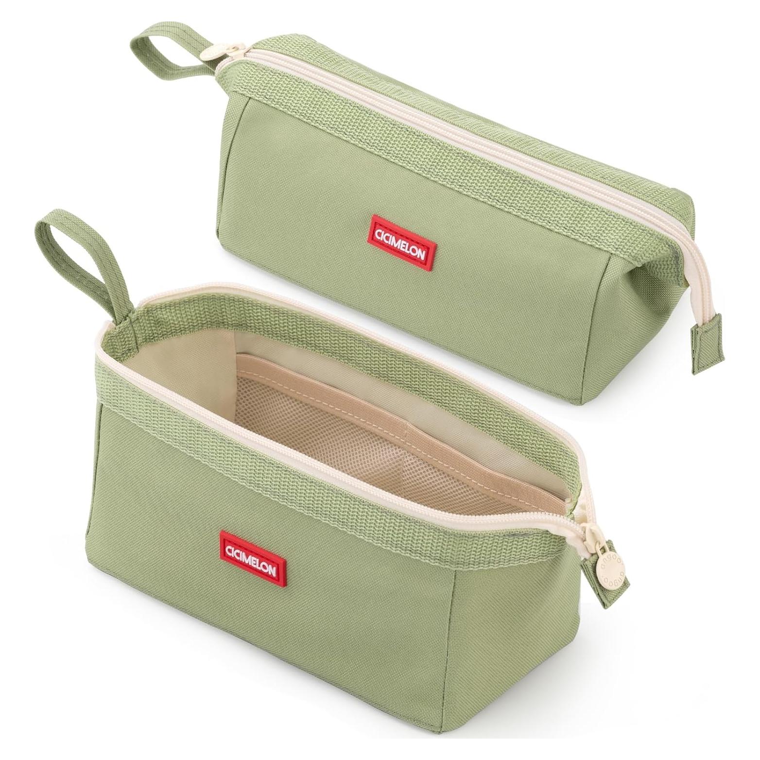 Estuche de Lápices CICIMELON Verde Gran Capacidad 30-50 Artículos