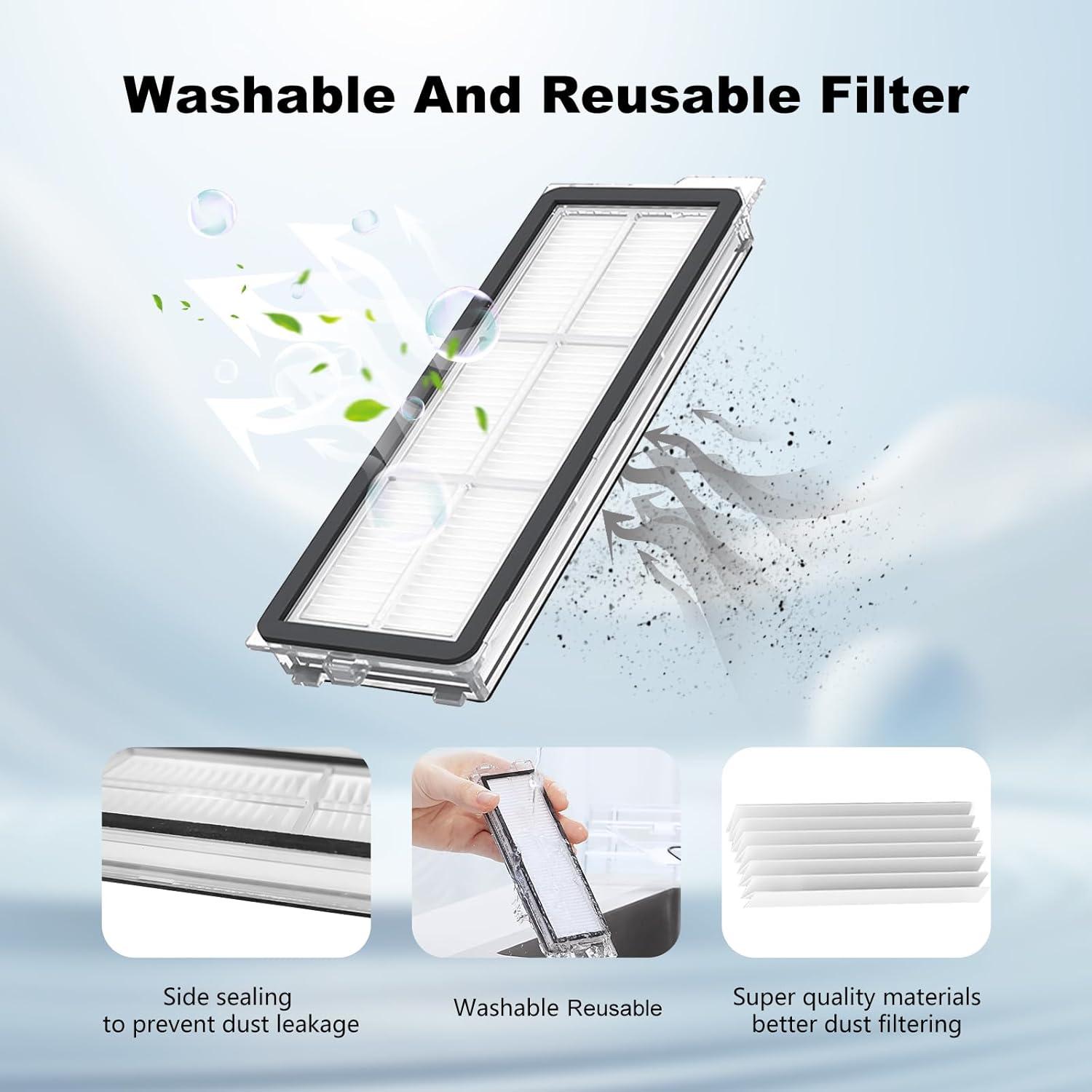 Kit de Accesorios para Roborock Qrevo S Pro MaxV - 22 Piezas