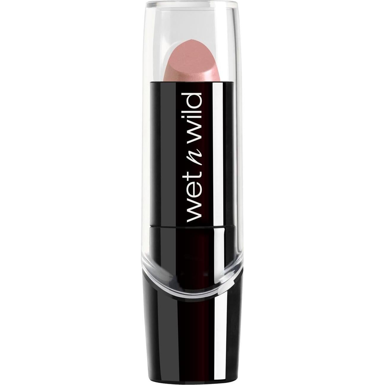 wet n wild Silk Finish Lipstick, Hydrating Rich Buildable Lip Color, Formulated with Vitamins A,E, & Macadamia for Ultimate Hydration, Cruelty-Free & Vegan - A Short Affair