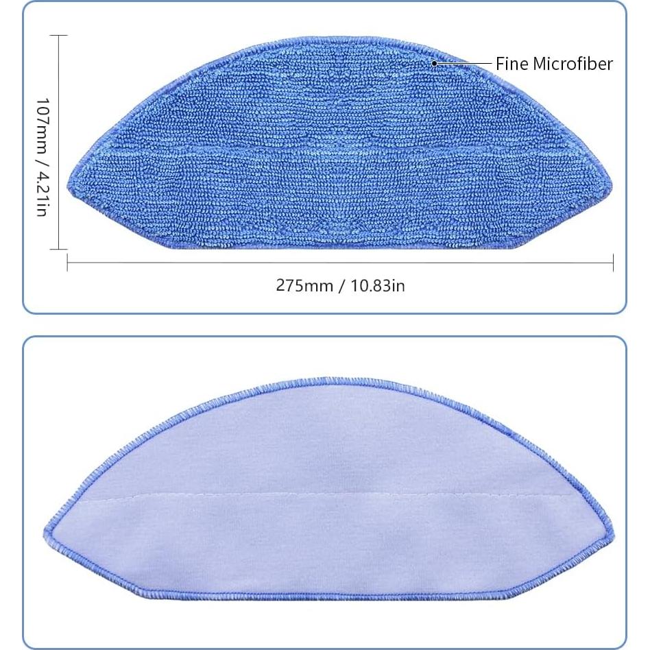 Kit de Accesorios 18 Piezas para Aspiradora Ecovacs Deebot OZMO U2