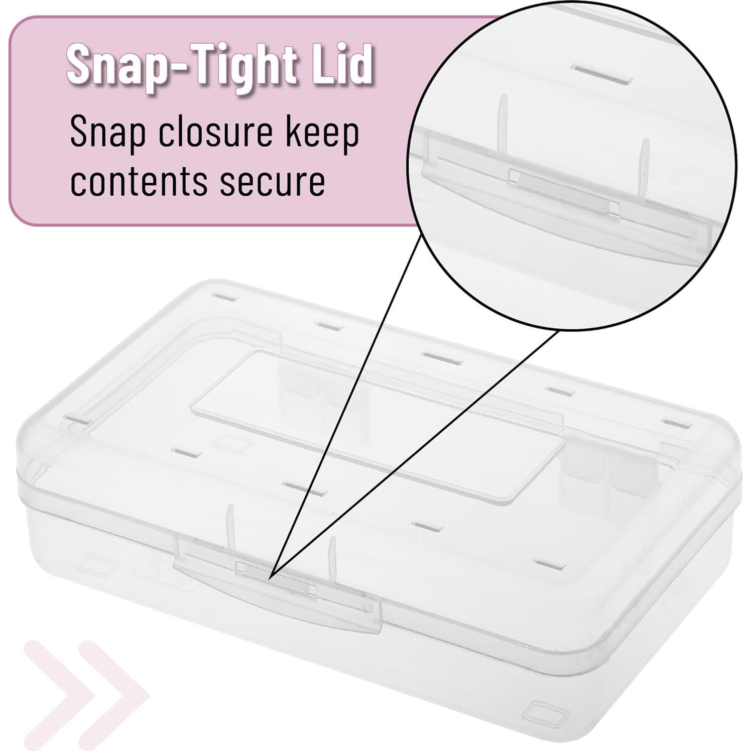 Estuche de Lápices Mr. Pen 4 Paquete Transparente 2 Compartimentos