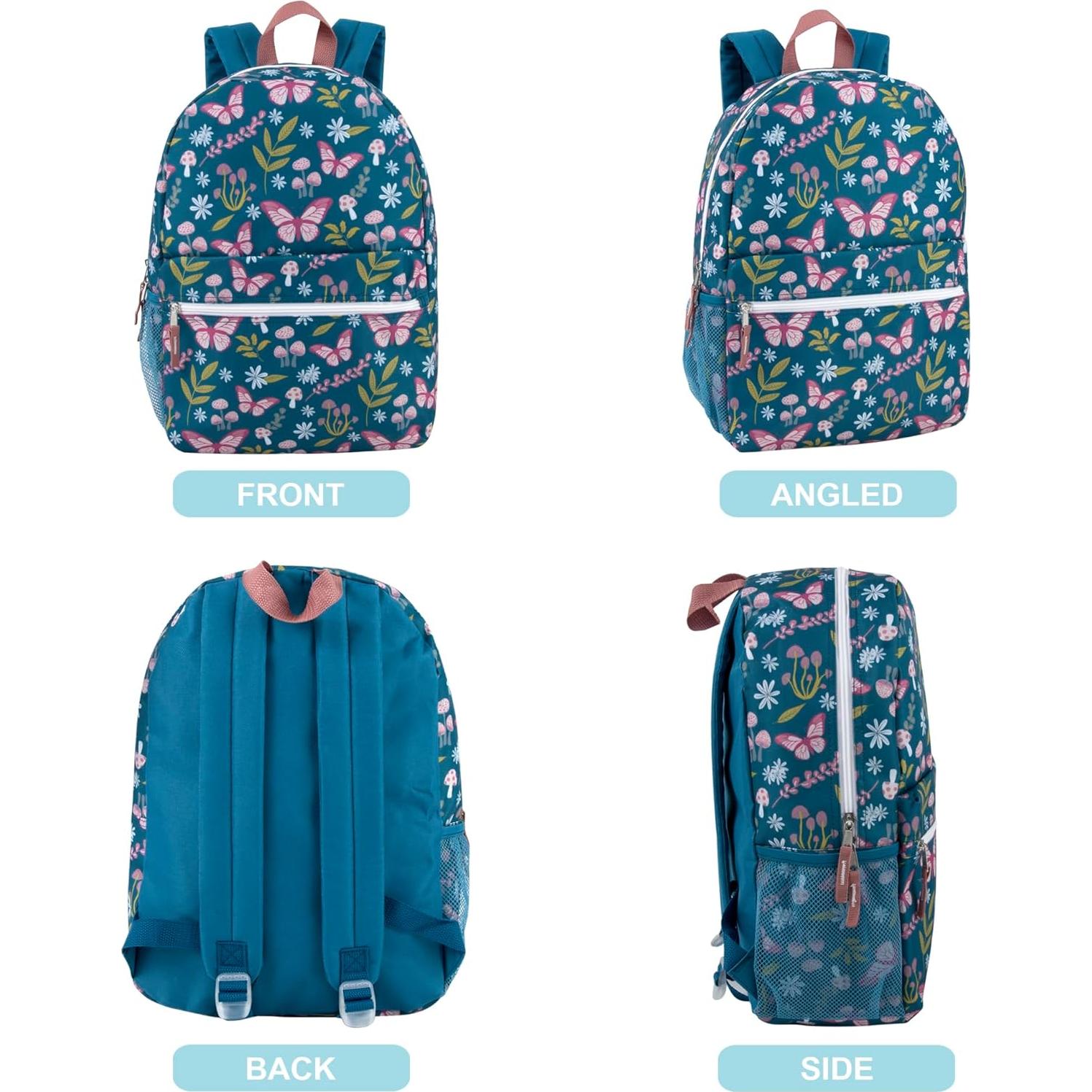 Mochila 43 cm Trail Maker Jardines de Mariposas Escolar