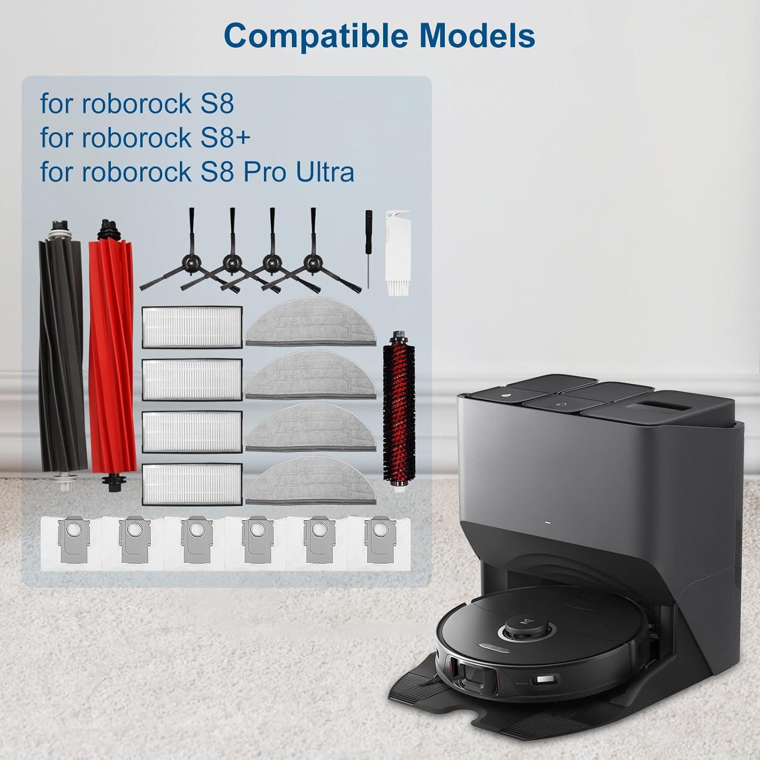 Kit de Accesorios para Aspiradora Roborock S8 Pro Ultra 23 Piezas