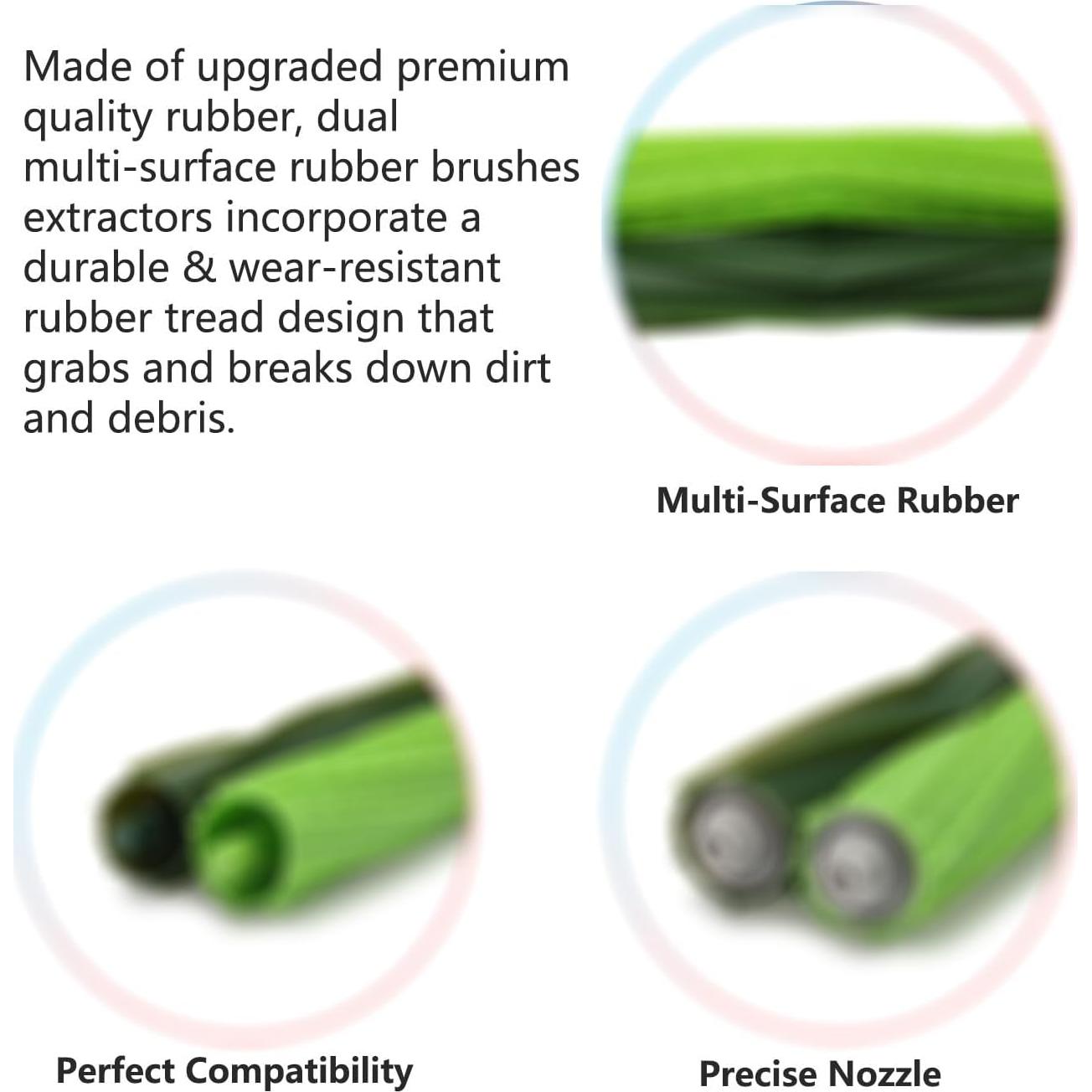 Juego de Repuestos YOKYON para iRobot Roomba i5 j5 - 2 Cepillos, 10 Filtros, 4 Paños