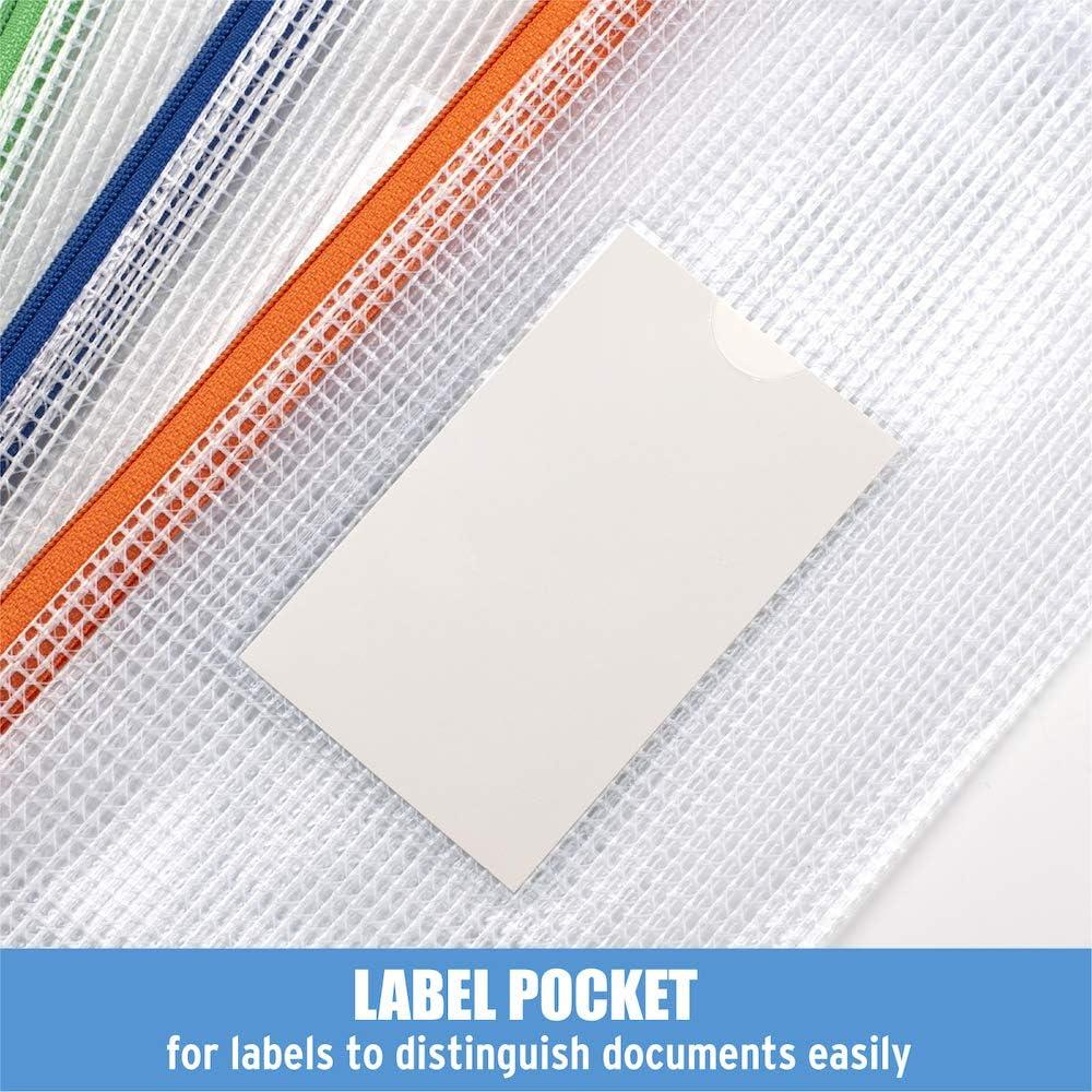 Bolsas de Malla Sooetz 24 Piezas A6 Multicolor con Etiquetas