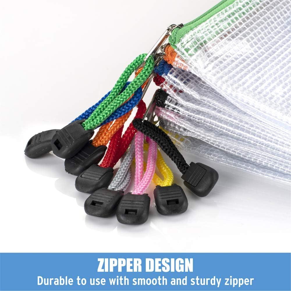 Bolsas de Malla Sooetz 24 Piezas A6 Multicolor con Etiquetas