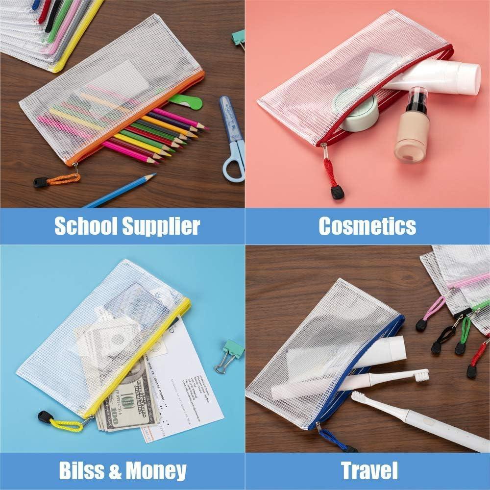 Bolsas de Malla Sooetz 24 Piezas A6 Multicolor con Etiquetas