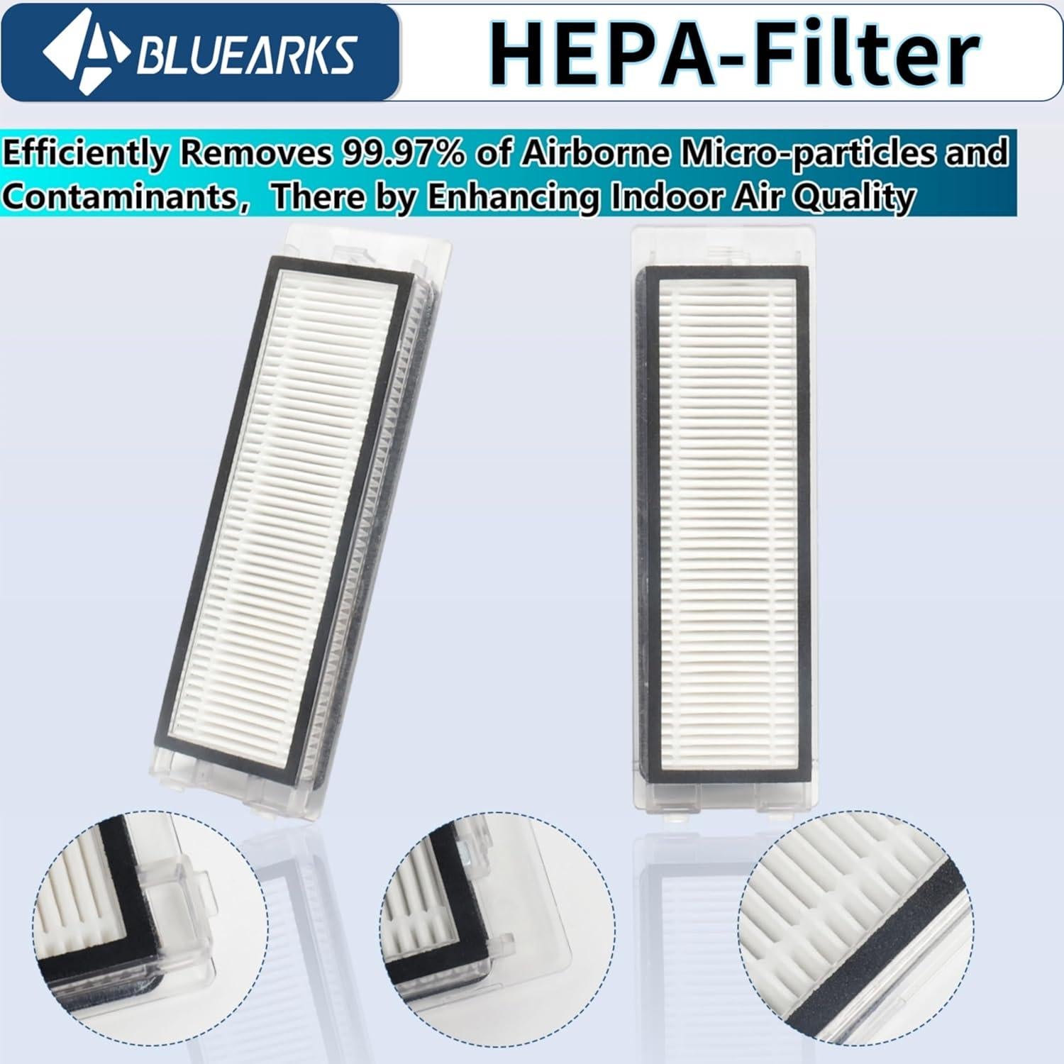 Kit de Accesorios Bluearks 19 Piezas para Aspiradora Qrevo