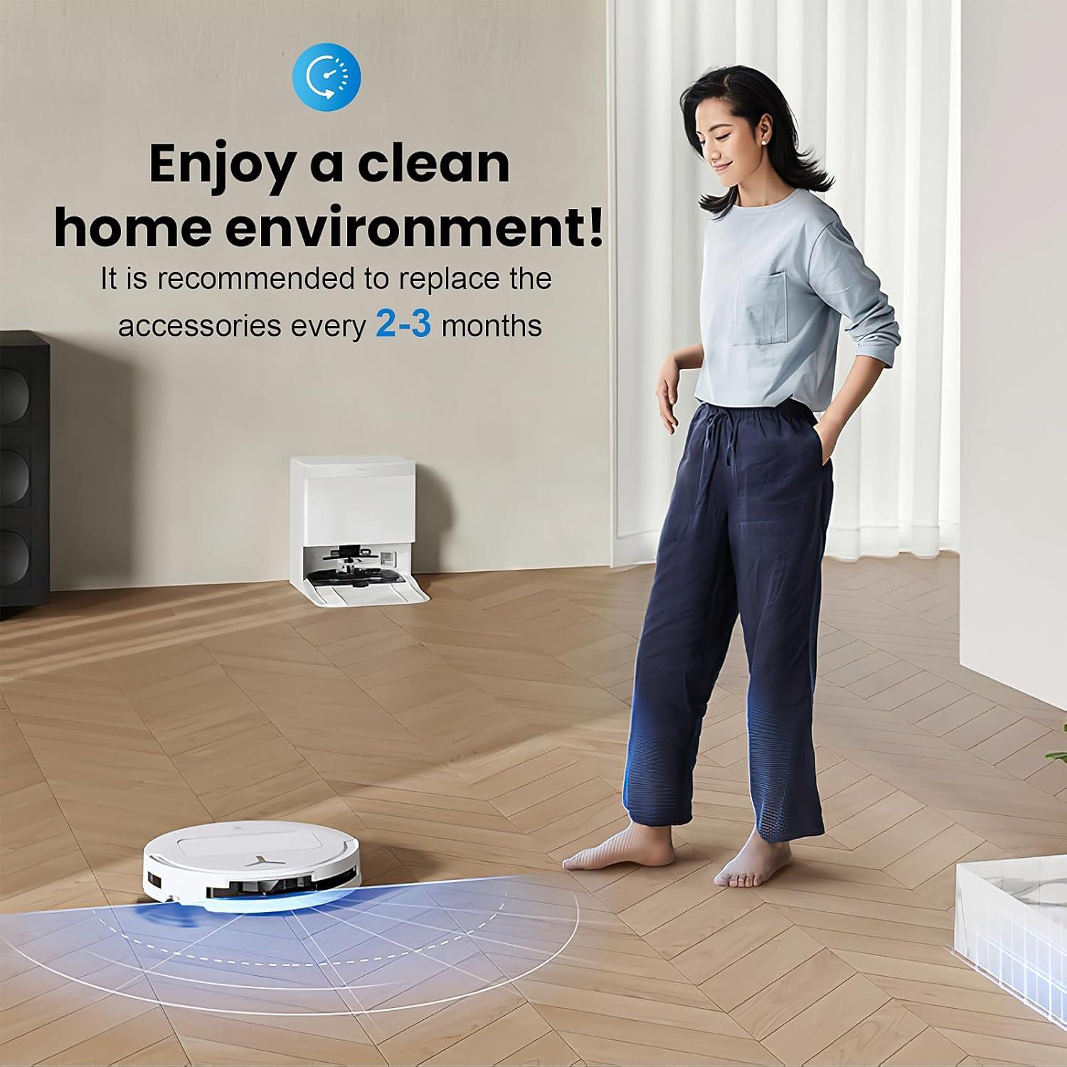 Kit de Repuesto 24 Pcs para Ecovacs Deebot T50 Pro Omni