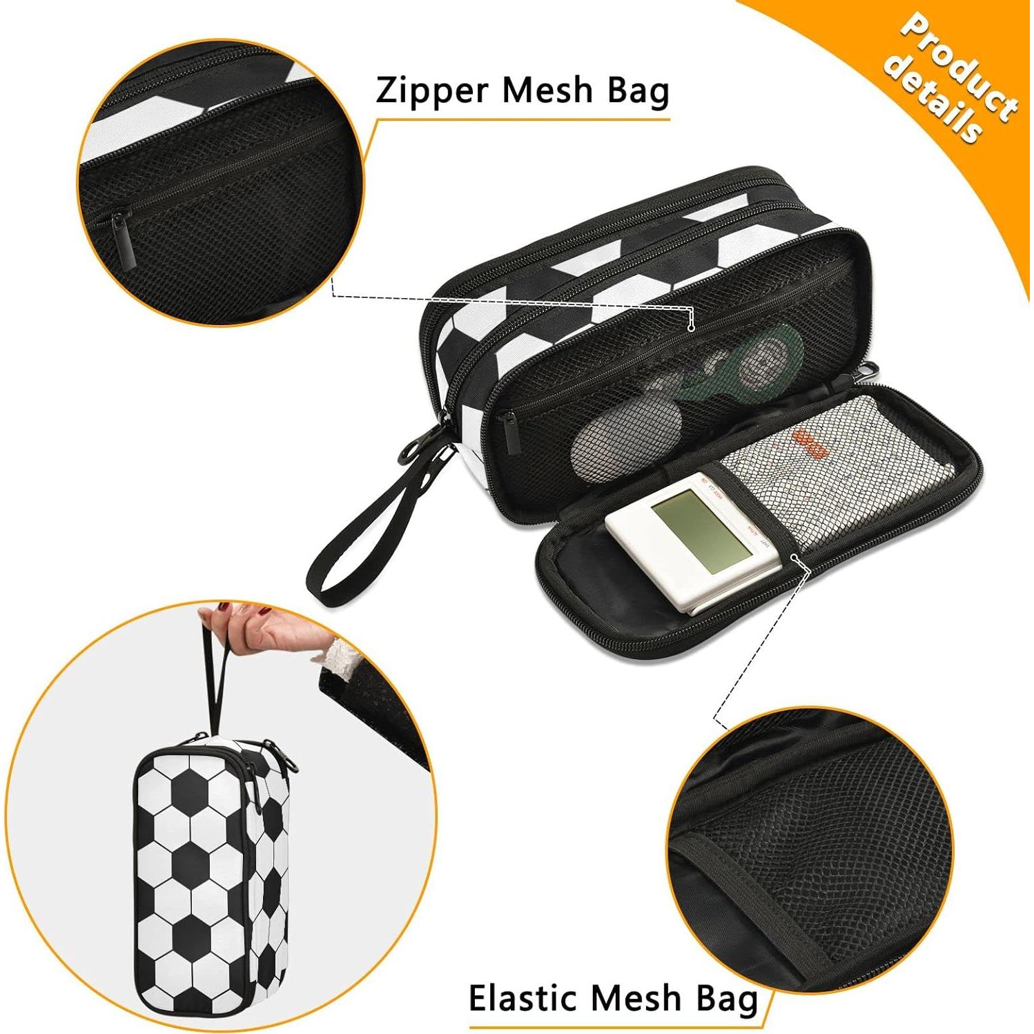 Estuche de Lápices XUWU Fútbol 3 Compartimentos 22,5 cm