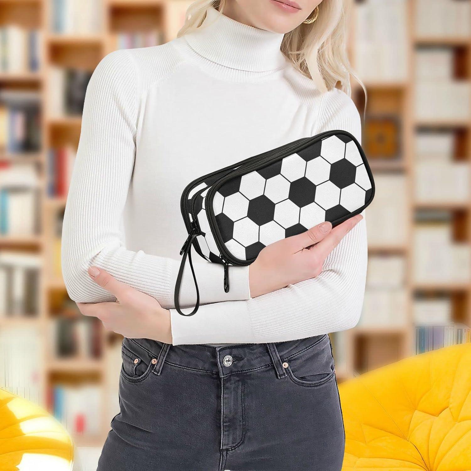 Estuche de Lápices XUWU Fútbol 3 Compartimentos 22,5 cm