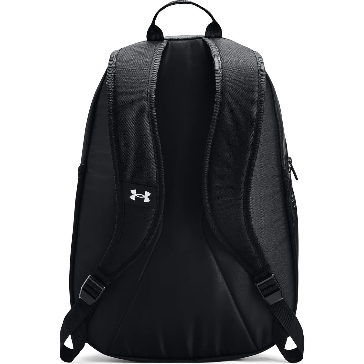 Mochila Deportiva Under Armour Hustle Unisex 26L Negro Plata