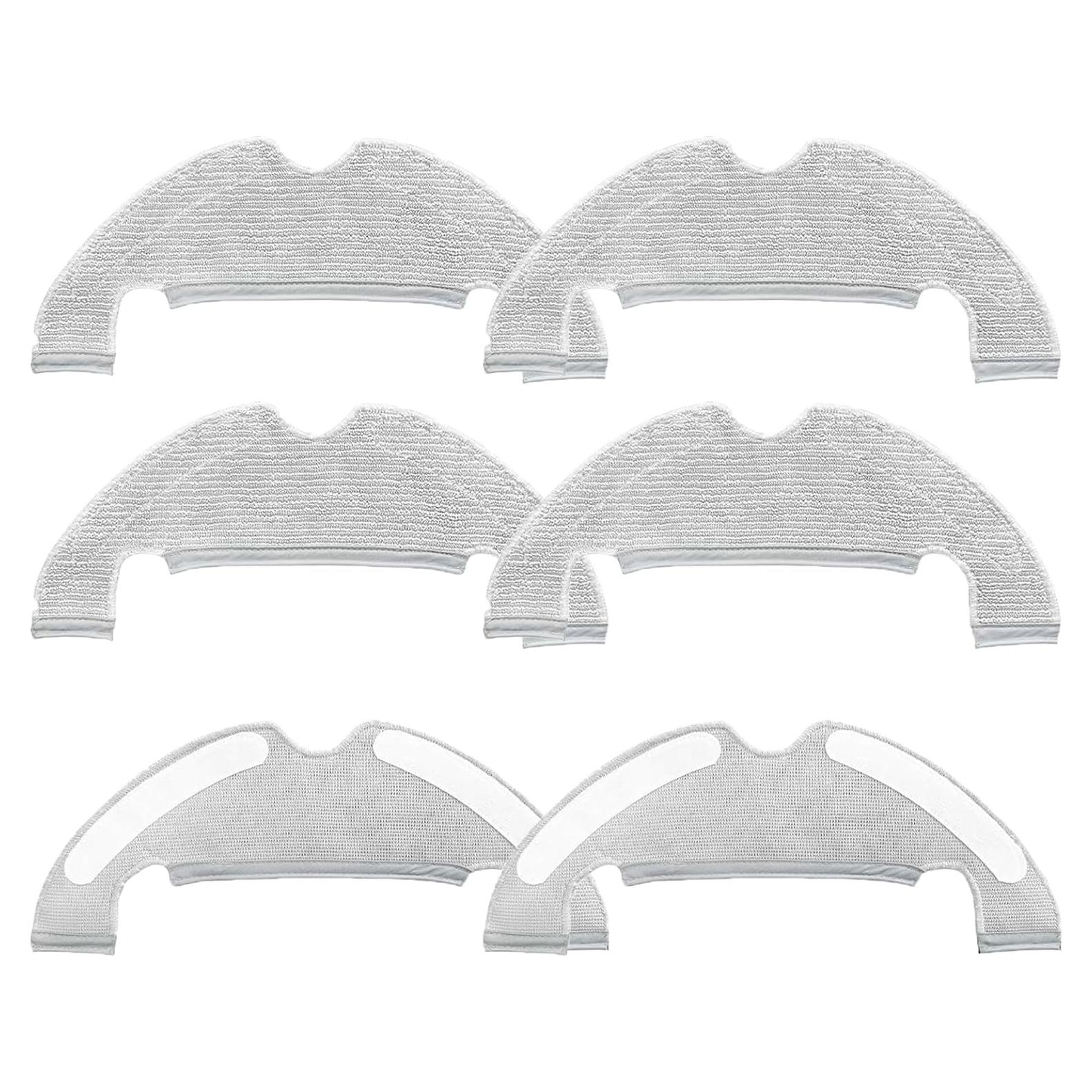Pad de Mopa Reutilizable Frexusuent para Aspiradora Robot D10 Plus, L10 Plus, Z10 Pro - 6 Piezas Microfibra