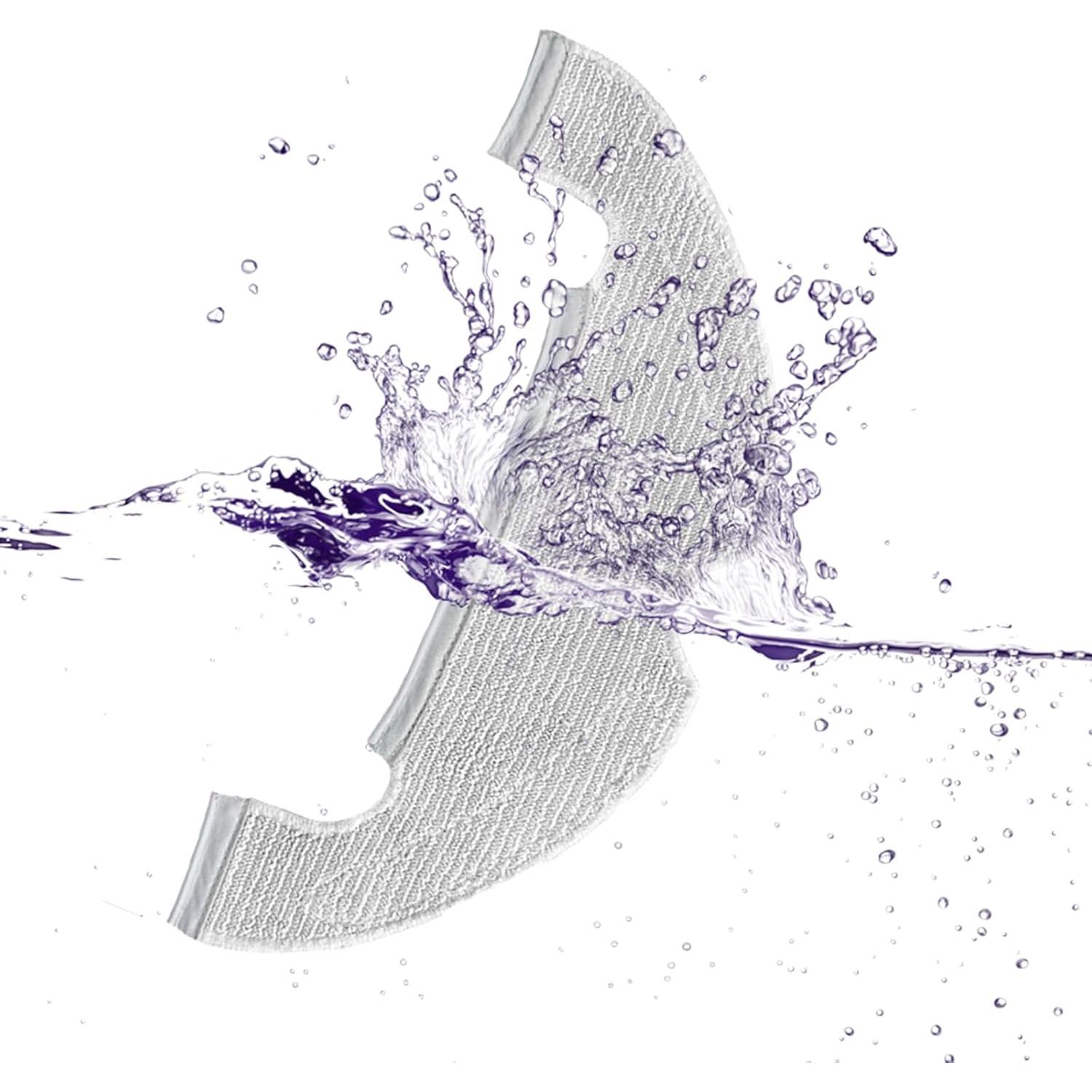 Pad de Mopa Reutilizable Frexusuent para Aspiradora Robot D10 Plus, L10 Plus, Z10 Pro - 6 Piezas Microfibra