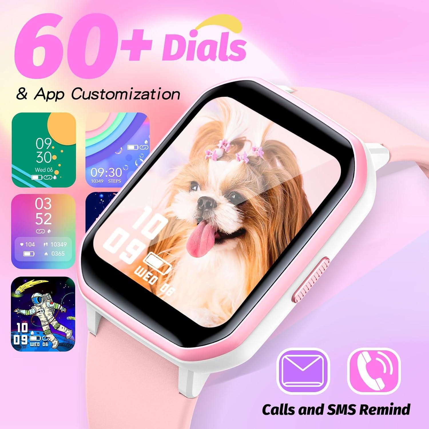 Reloj Inteligente YOUSOKU H97PRO Niños Rosa 19 Modos IP68