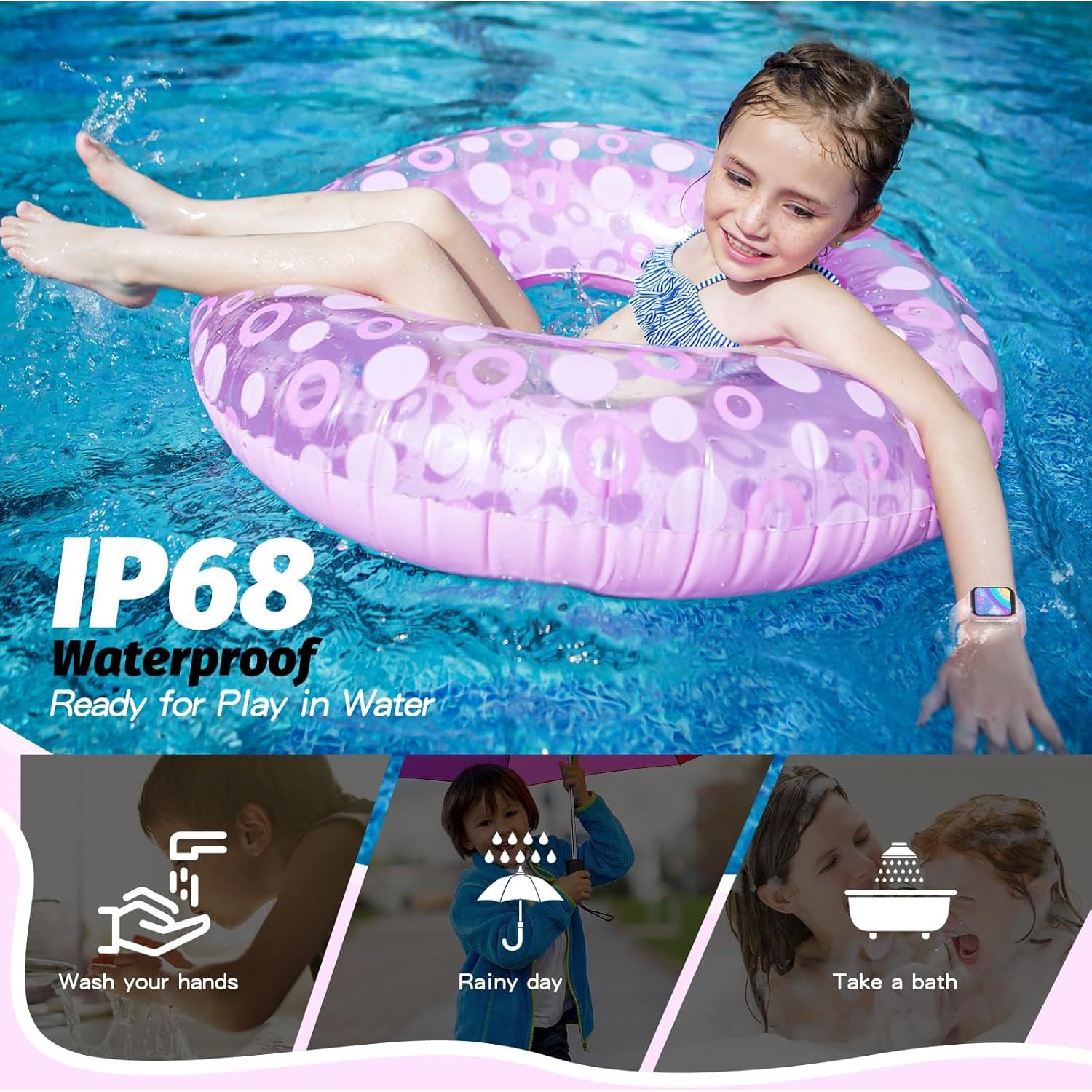 Reloj Inteligente YOUSOKU H97PRO Niños Rosa 19 Modos IP68