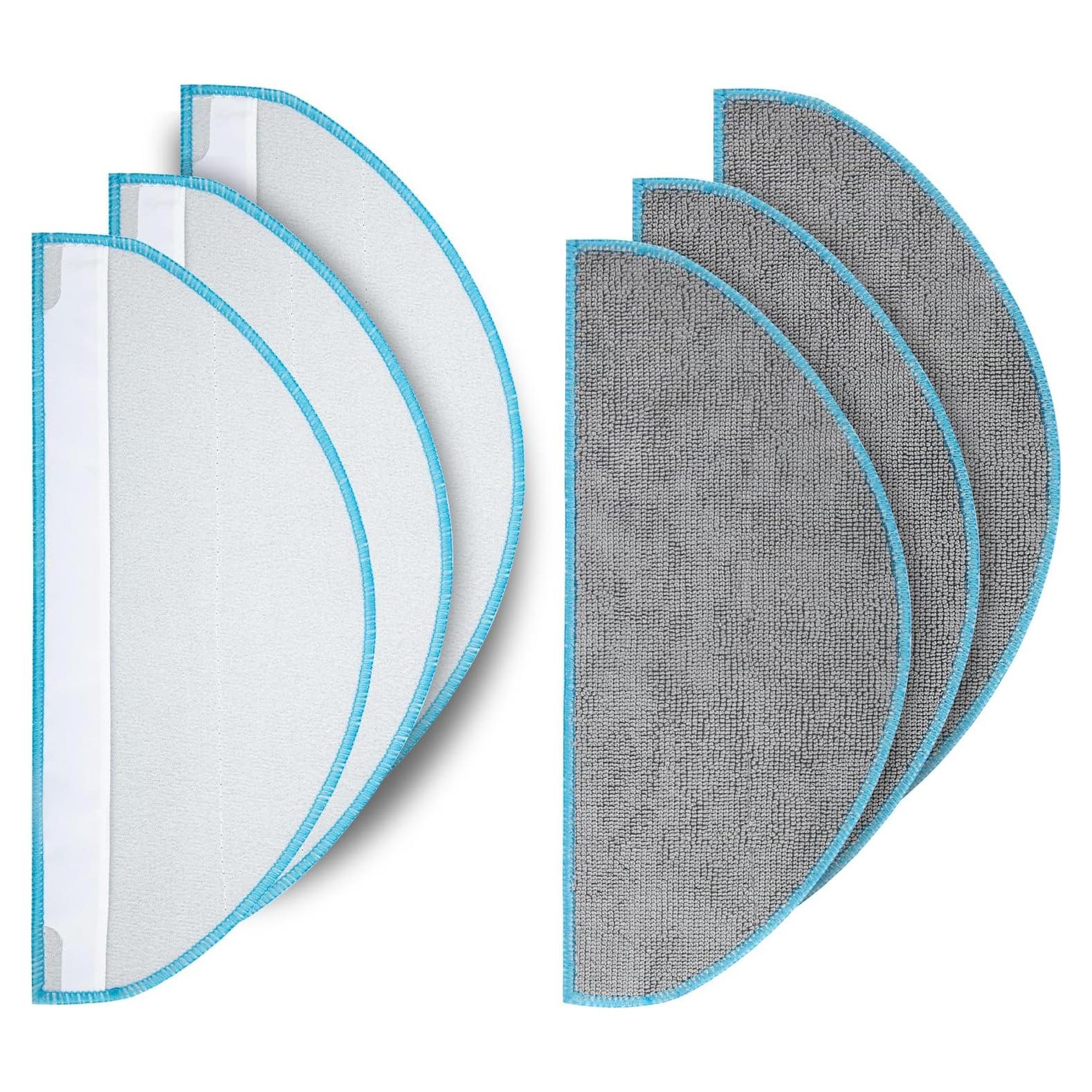 Paños de Microfibra Lavables Ucoolbe para iRobot Roomba Y0110 Y0140 Y0112 - 6 Piezas