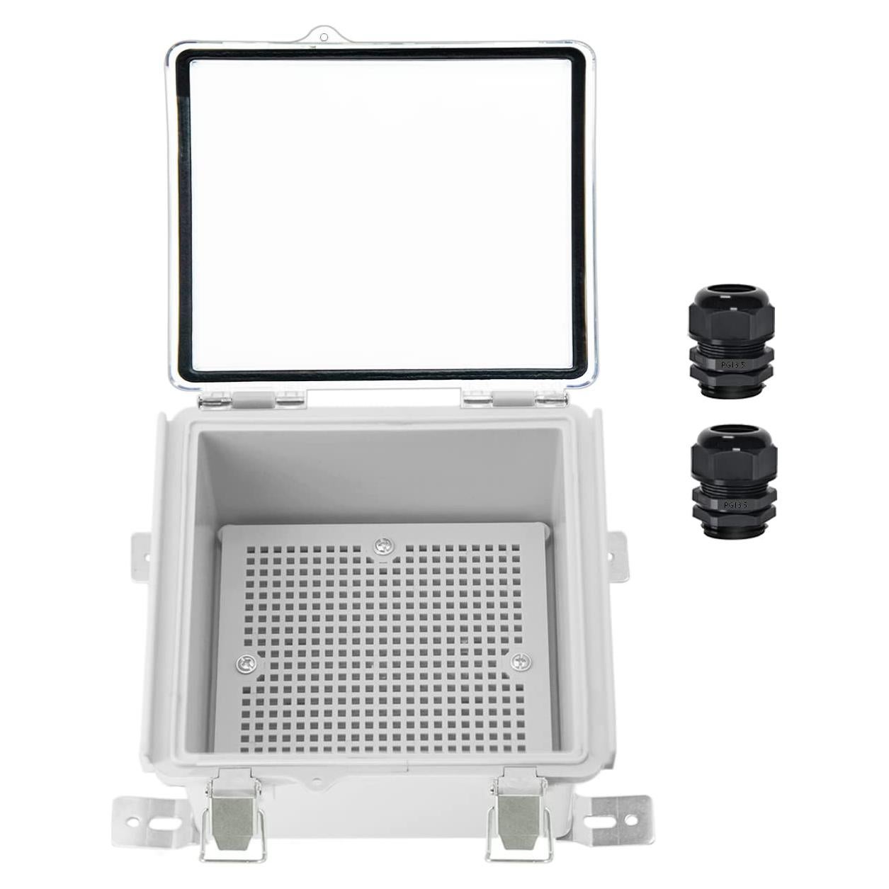 Caja de Conexiones Zulkit IP67 150x150x90mm Tapa Transparente