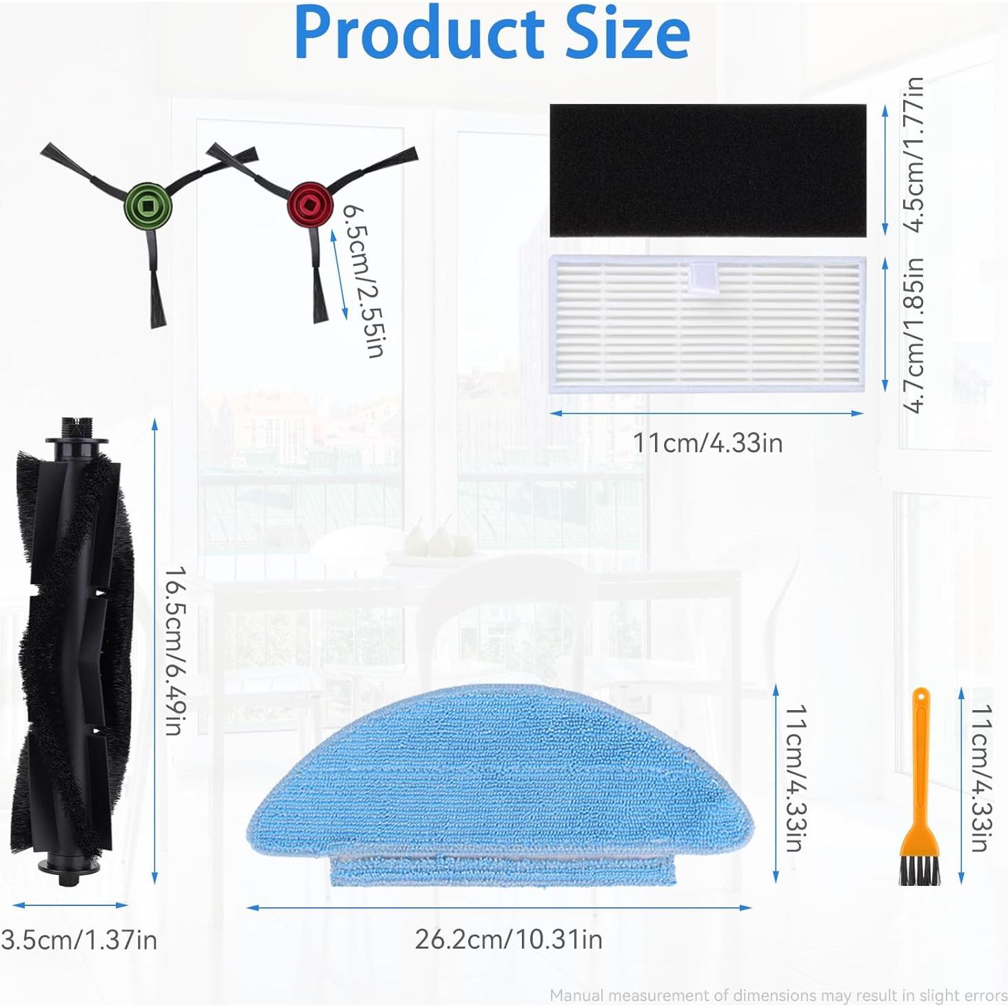 Kit de Repuesto Sgizoku para Aspiradoras Robóticas L9000 L8000