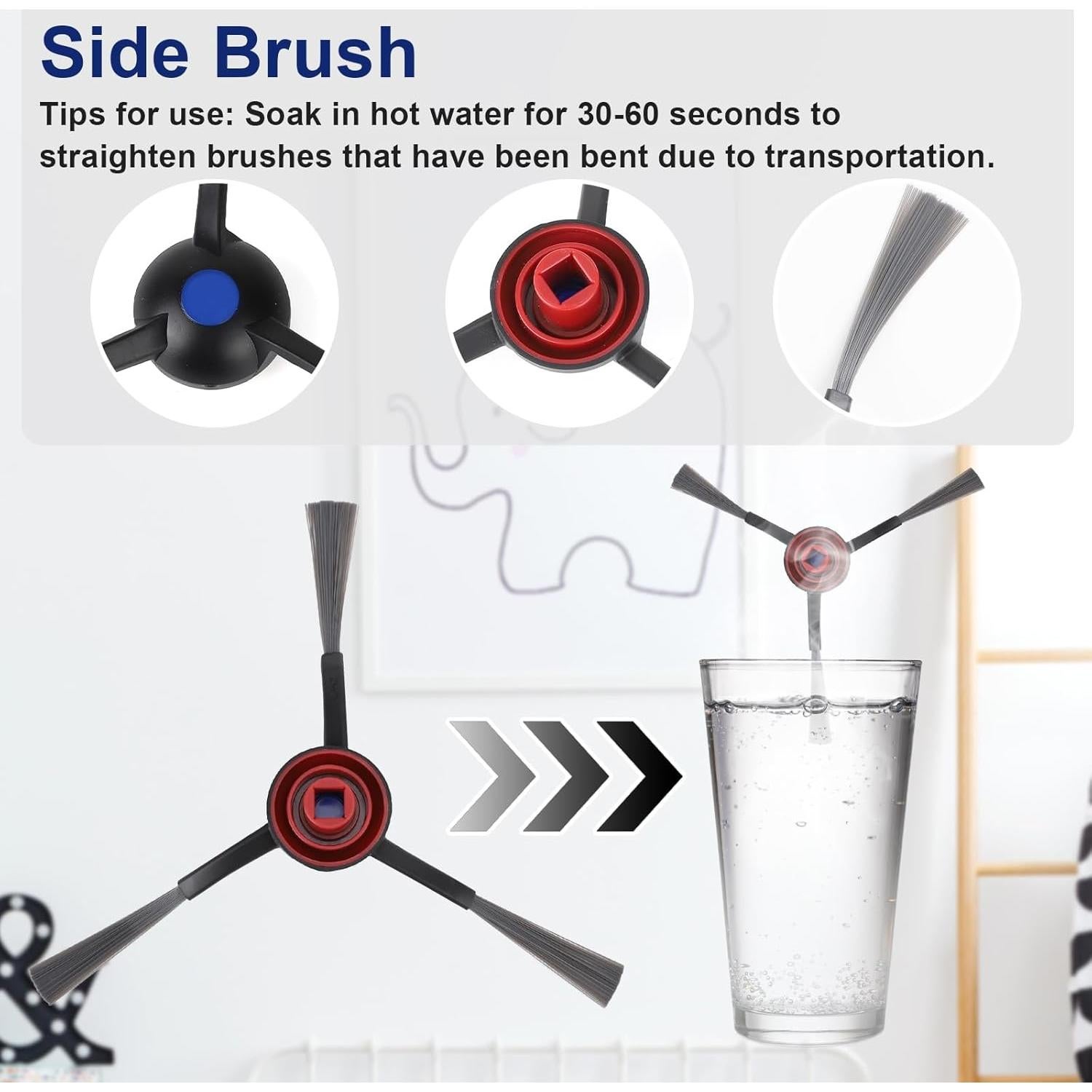 17 Piezas Accesorios Feilifan para ECOVACS DEEBOT N20 Plus