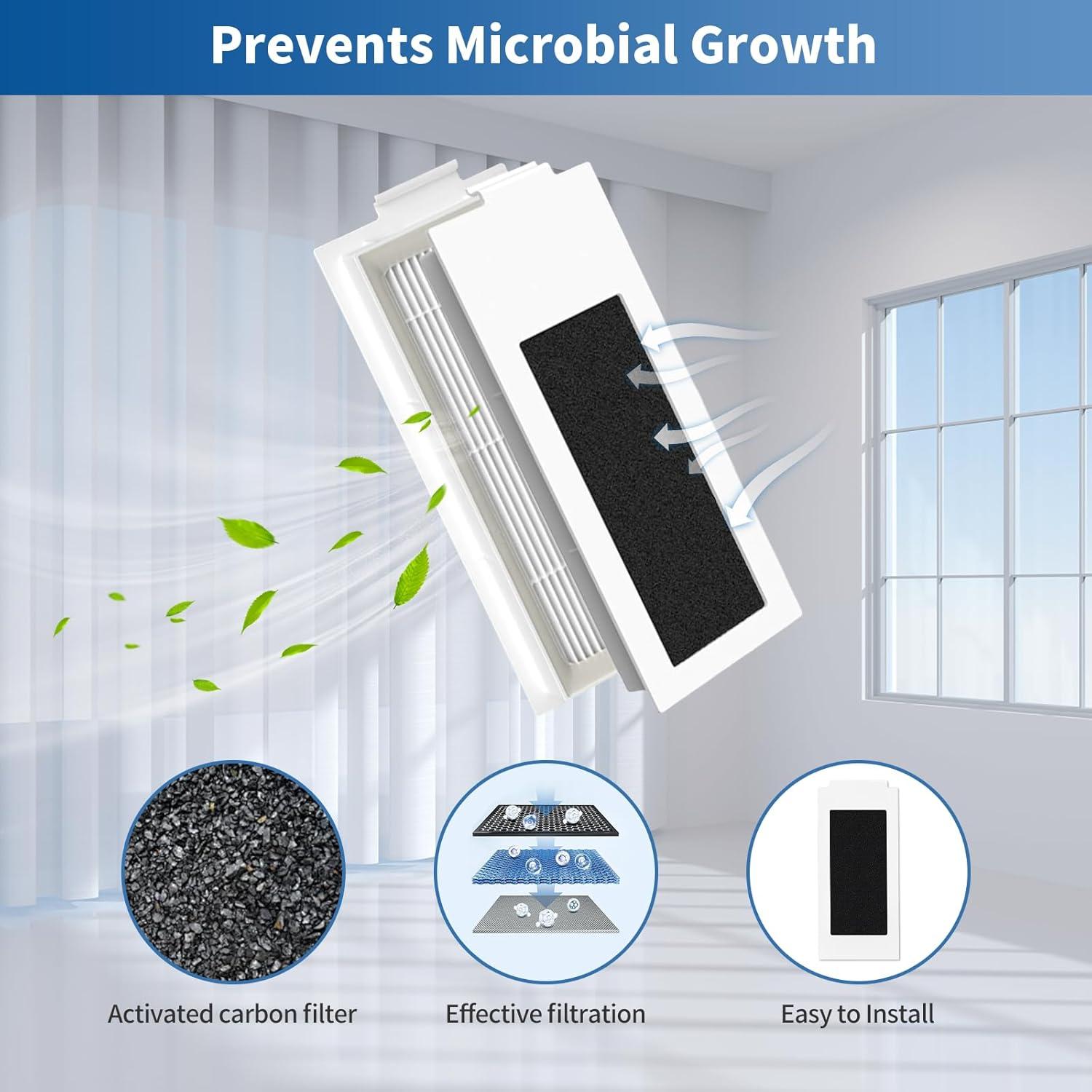 22 Piezas Accesorios para Aspiradora ECOVACS T30S - Filtros HEPA