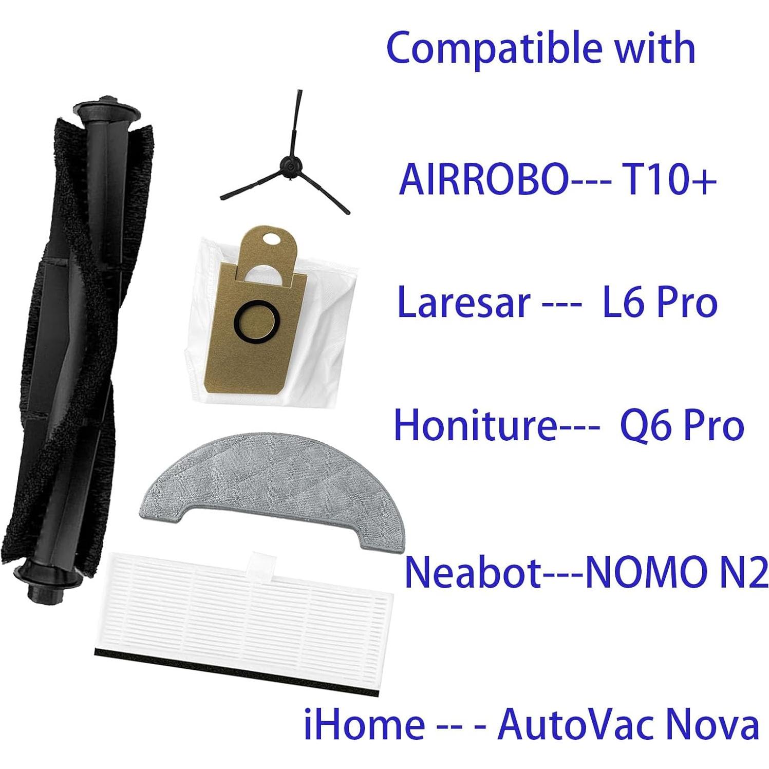 Kit de Accesorios para Aspiradora Robot HONITURE Q6 Pro