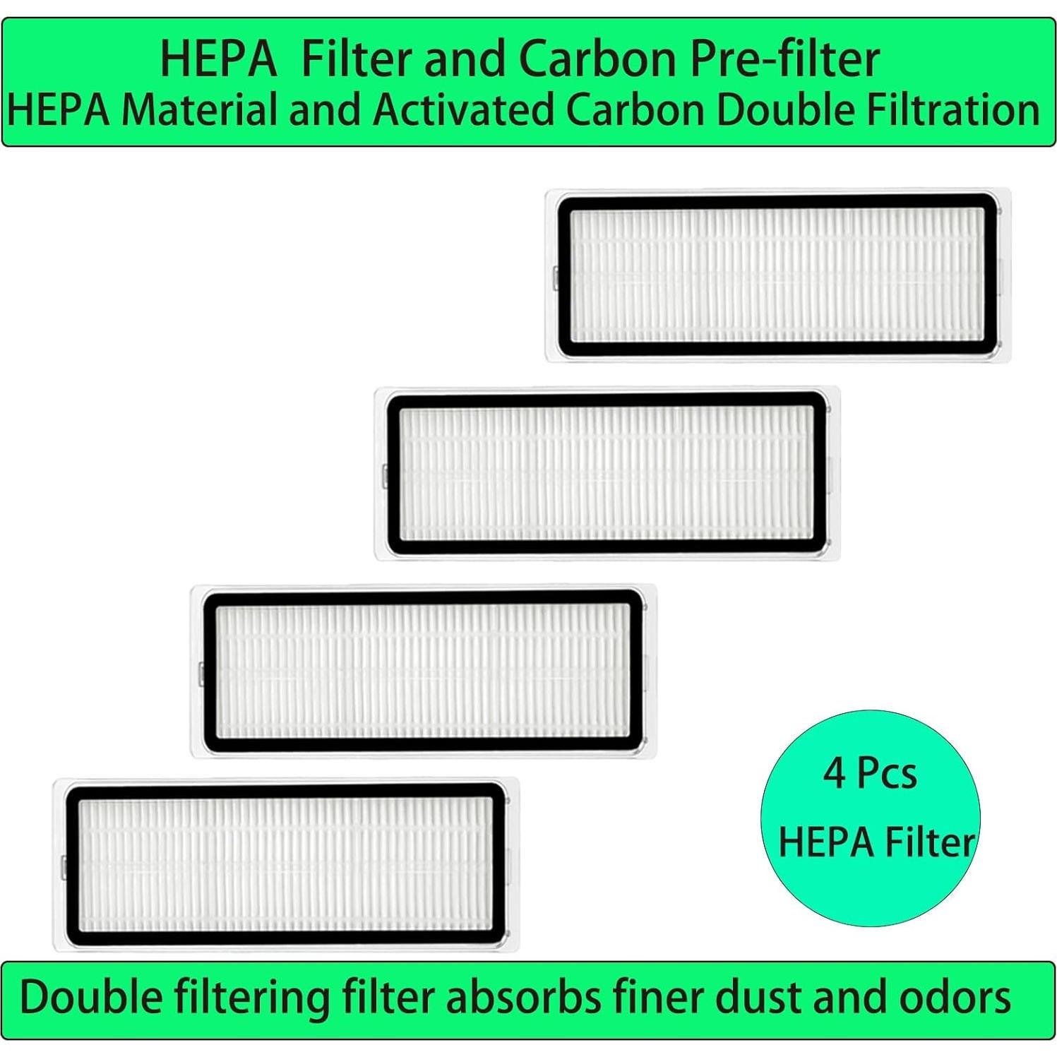 Accesorios de Repuesto para Aspiradora Robot YahuPase Dreametech L20 Ultra