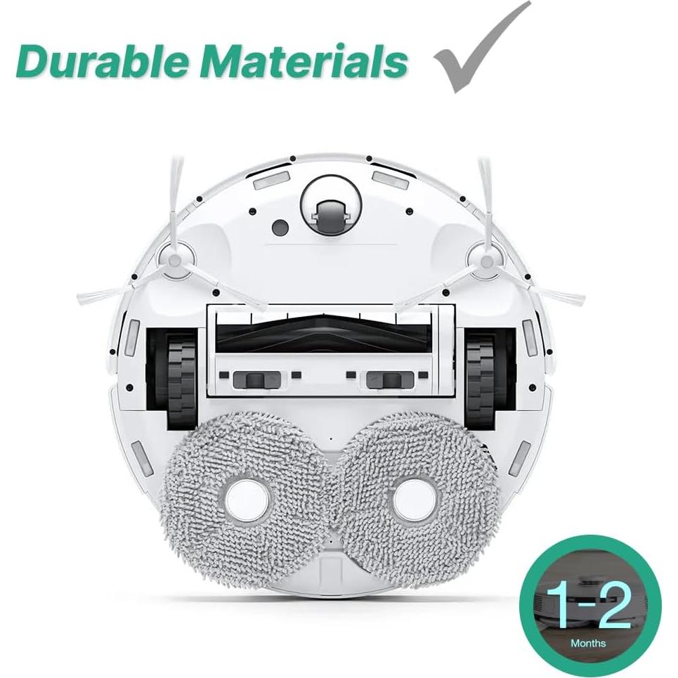 Paños de limpieza lavables Apex Essentials para Ecovacs DEEBOT