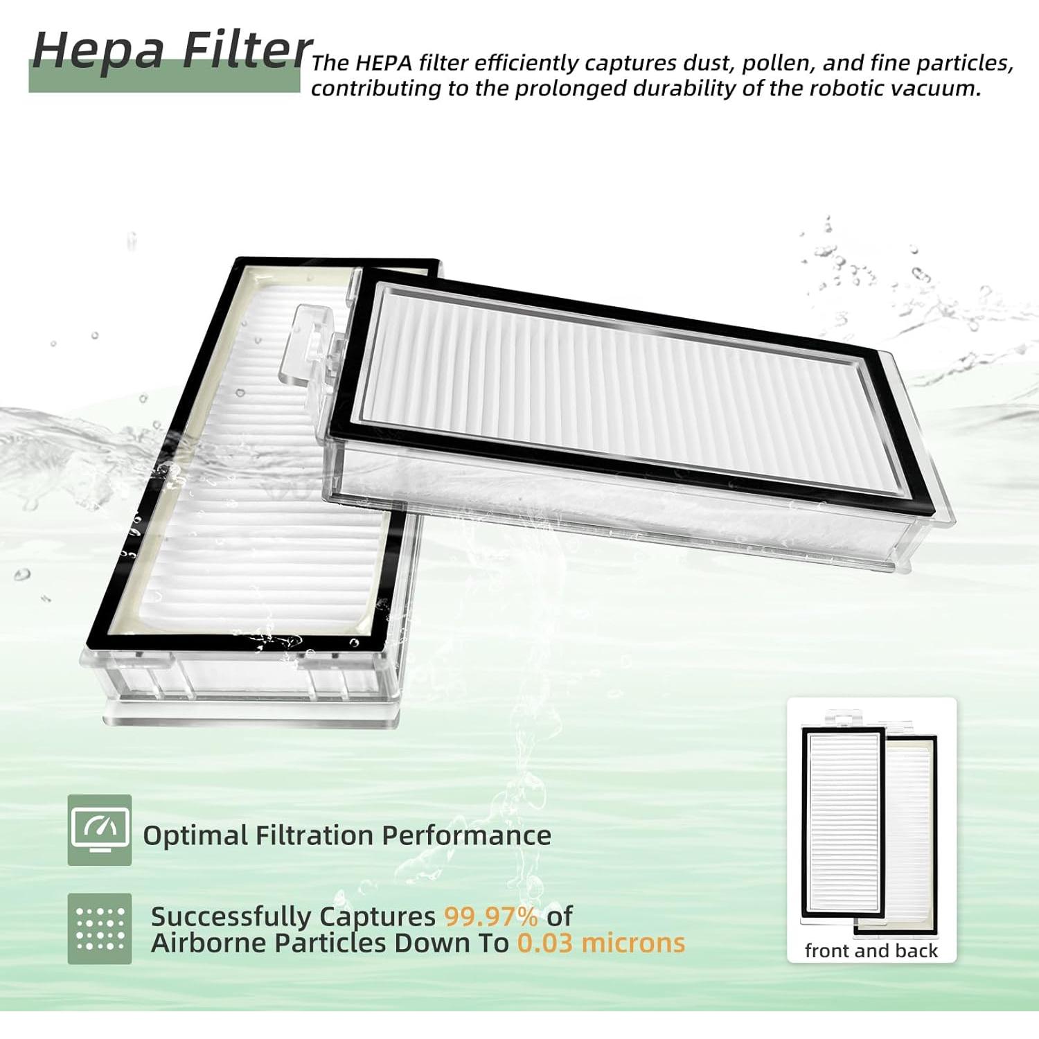 Accesorios VACKING para Roborock Q5 Pro y Q8 Max - 15 Piezas