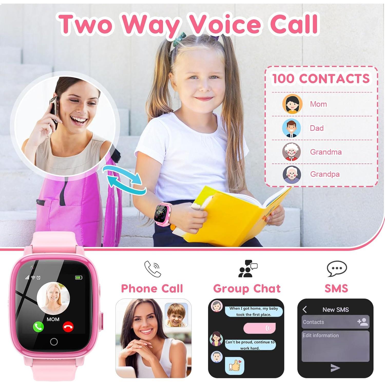 Reloj Inteligente CJC T15 para Niños con GPS y Llamadas