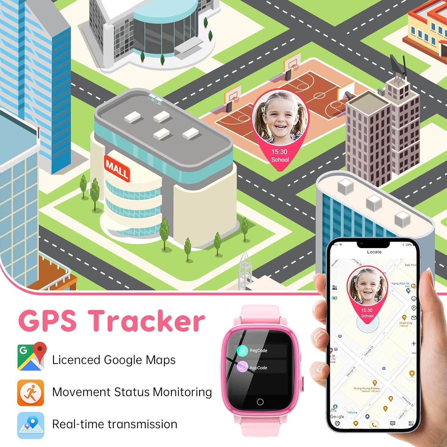 Reloj Inteligente CJC T15 para Niños con GPS y Llamadas